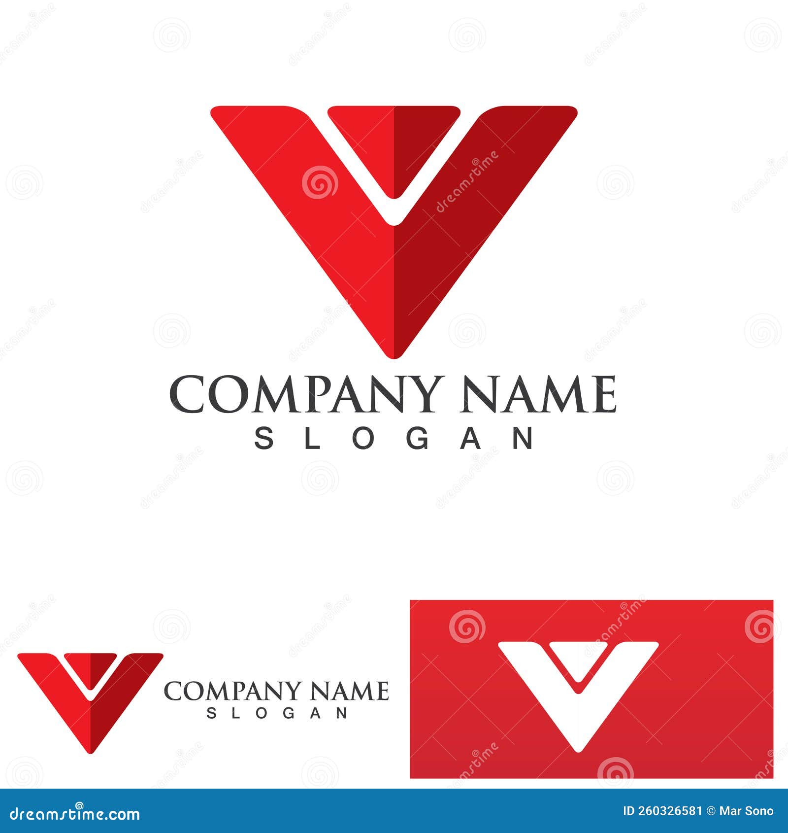 V Letter Logo and Symbol Vector Template Stock Vector - Illustration of ...