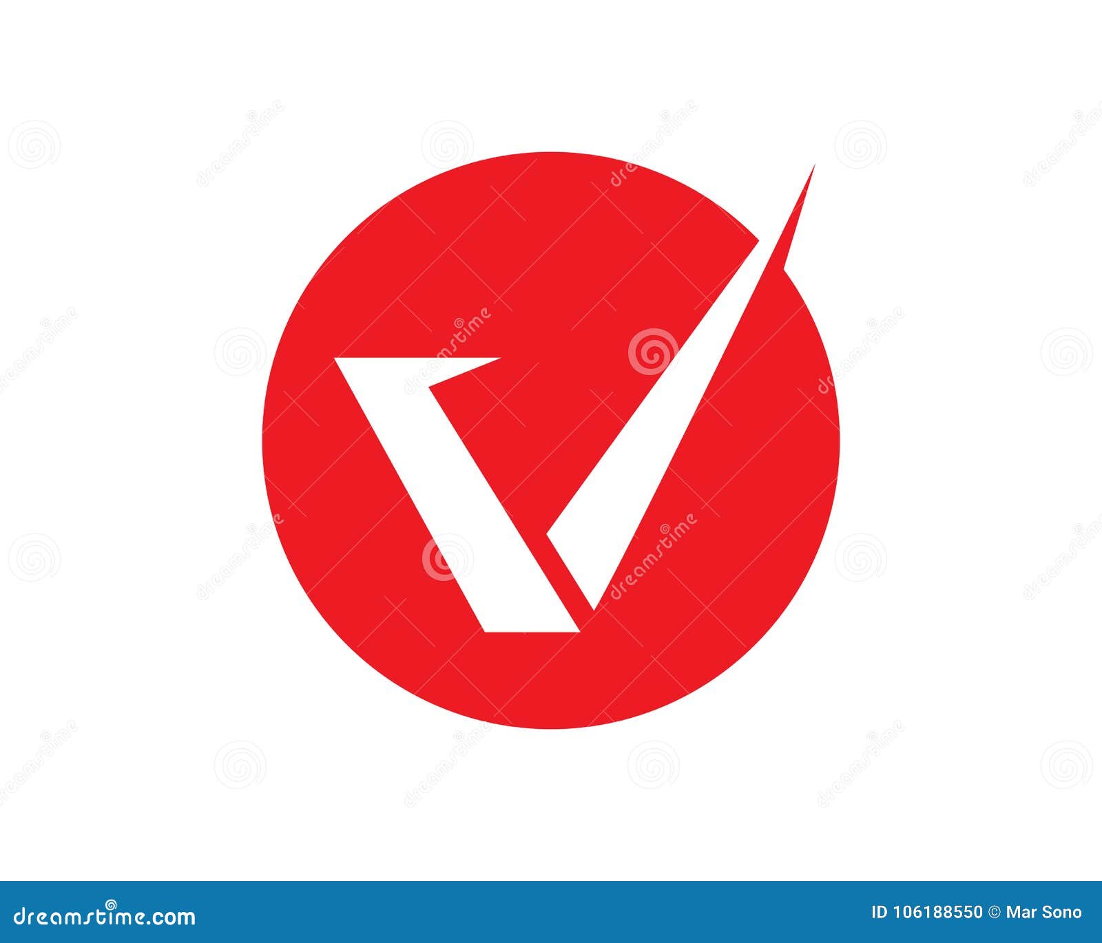 V Letters Business Logo and Symbols Template Stock Vector