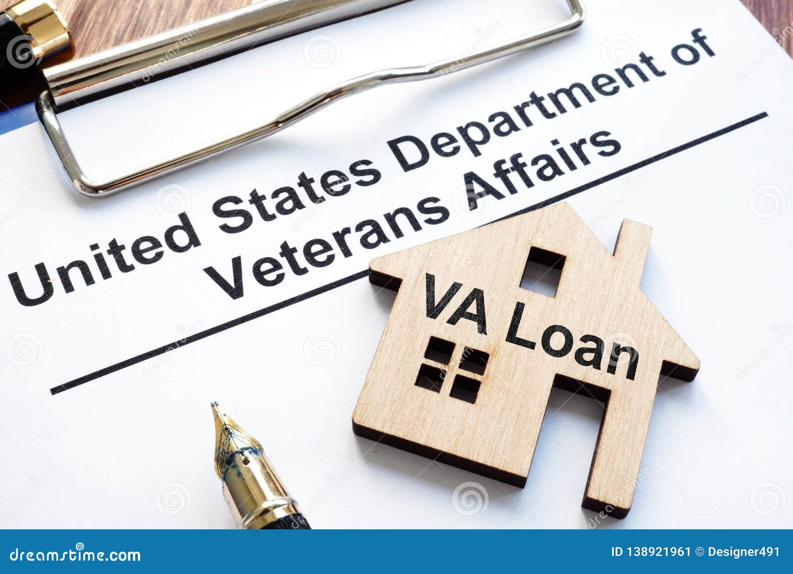va loan. us department of veterans affairs papers