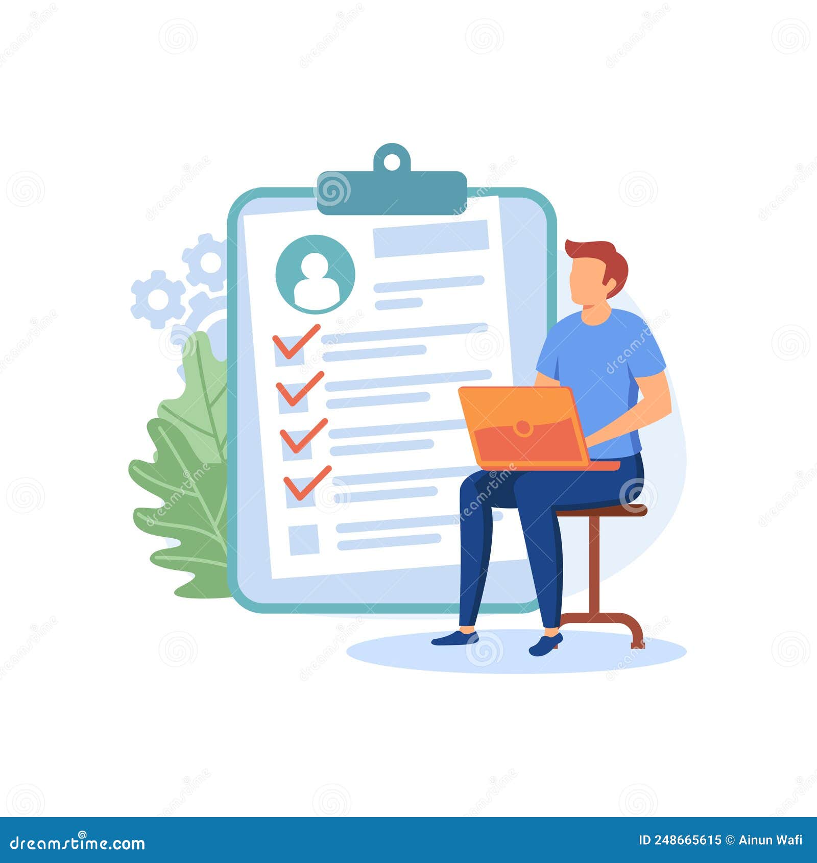 Vacancies Illustration stock vector. Illustration of development