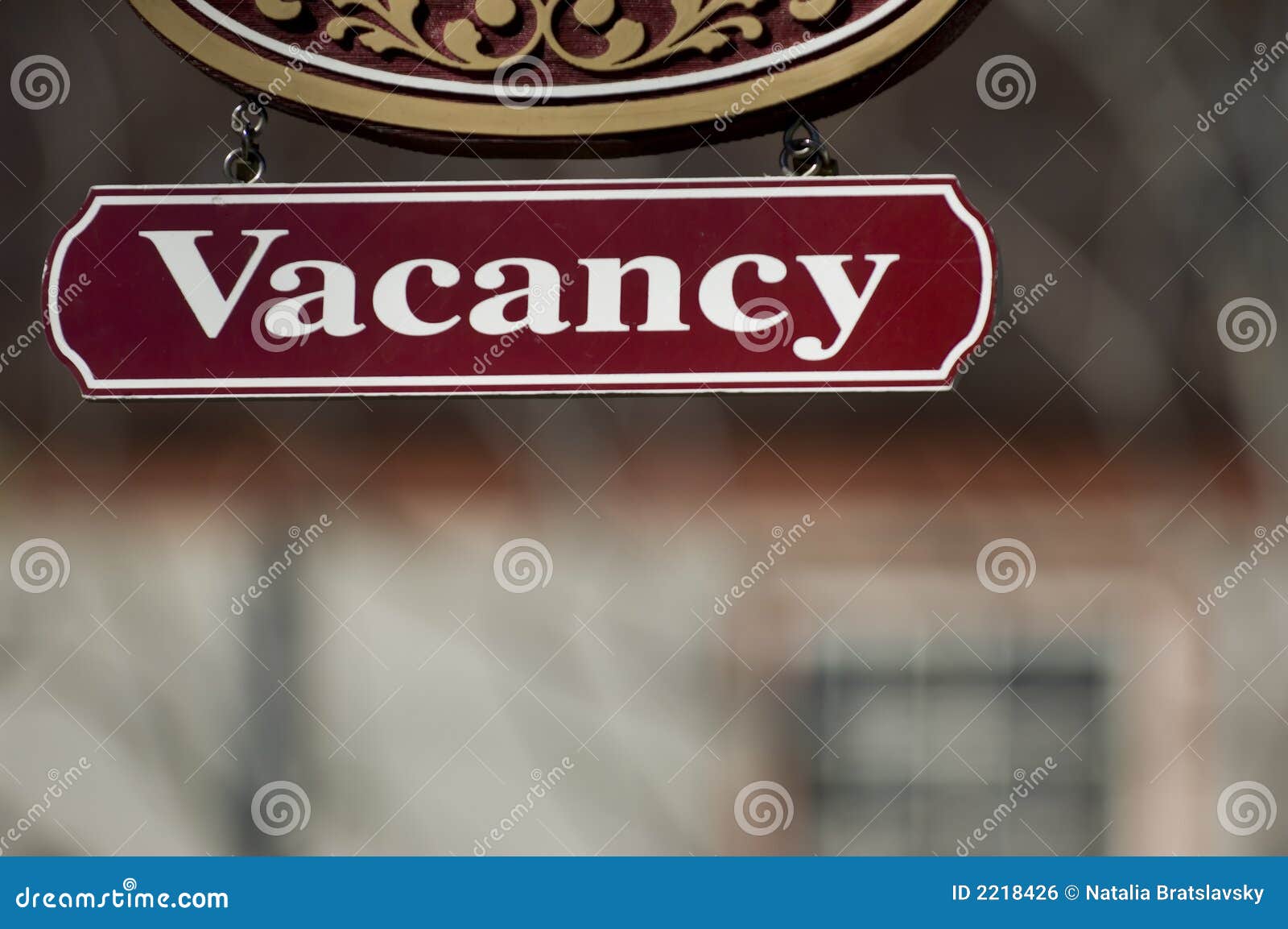 vacancy sign