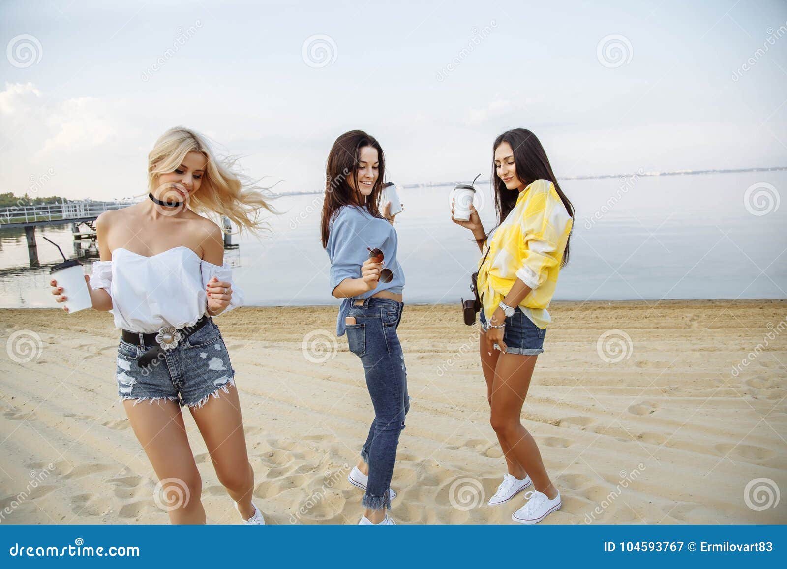 Vacation Beach Party Stock Image Image Of Cheerful 104593767 