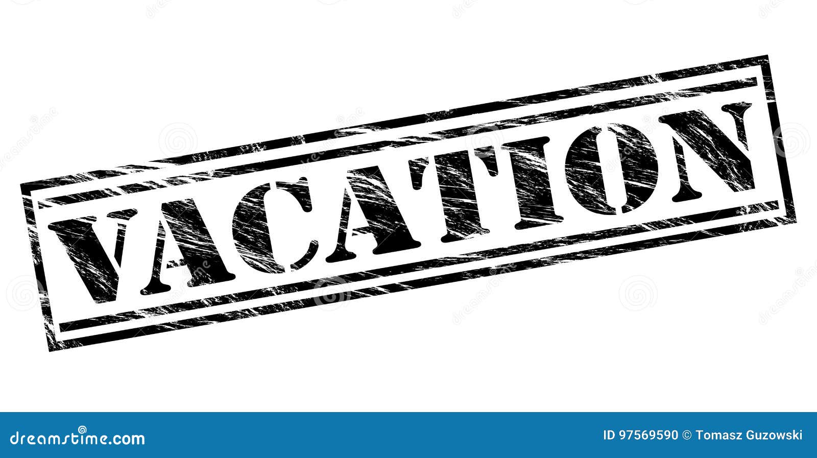 Vacation black stamp stock illustration. Illustration of illustrative