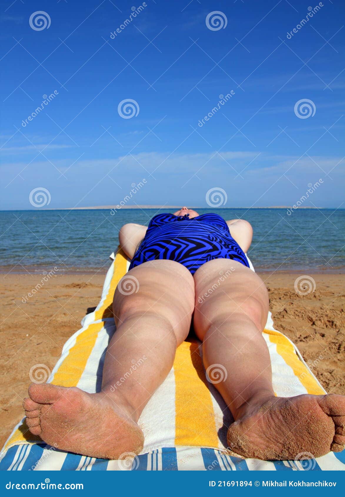3,064 Overweight Woman Beach Stock Photos picture image