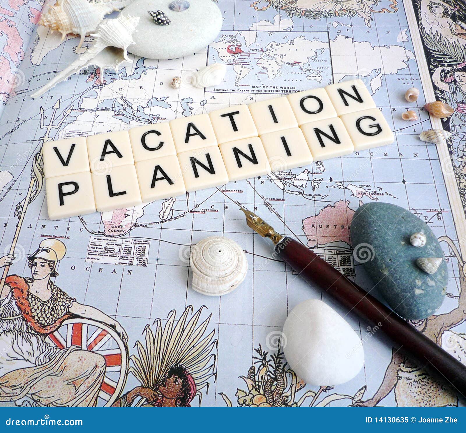 vacation planning concept