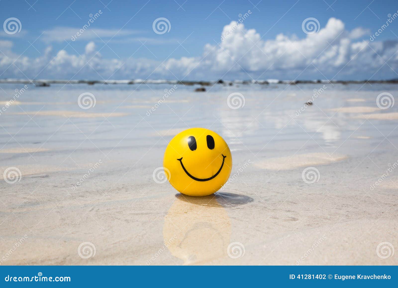 Vacation smile stock photo. Image of water, ball, relaxation 41281402