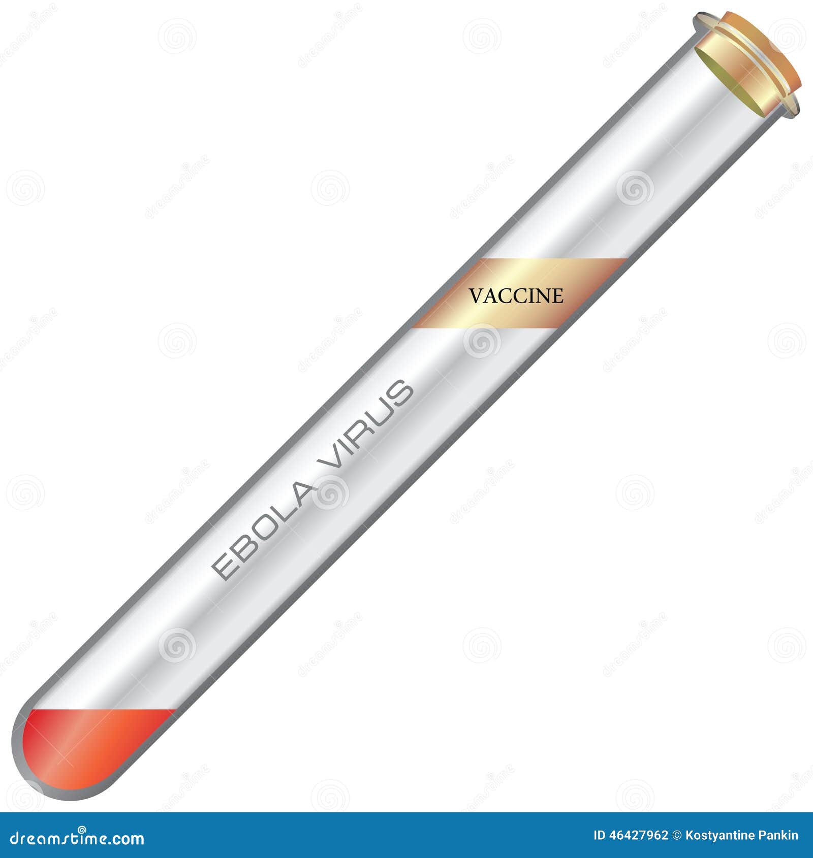 Vaccine Against Ebola Virus Stock Vector - Illustration of cork, virus