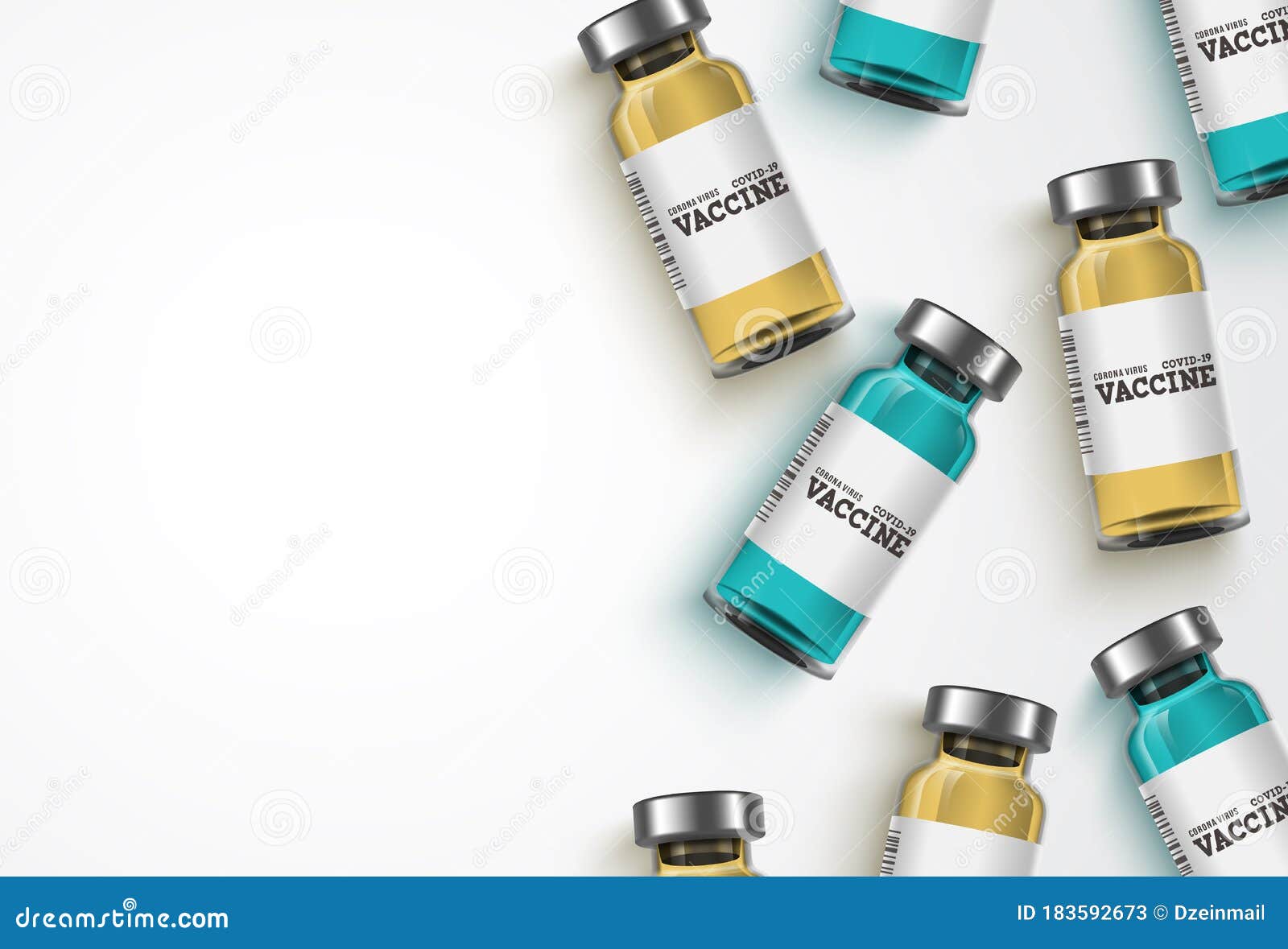 vaccine bottle for covid-19  background template. covid19 vaccine bottles