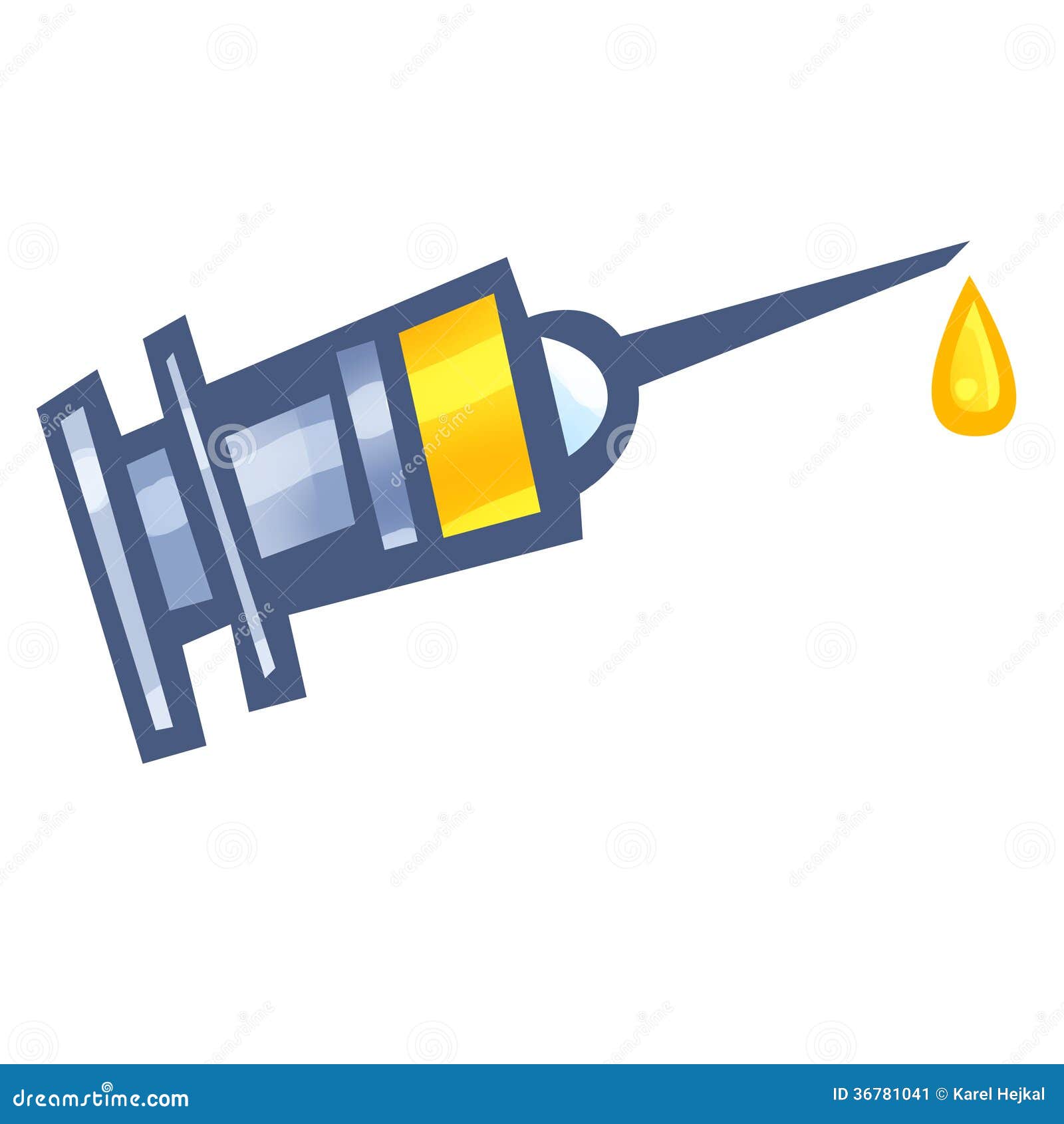 Vaccine injection stock illustration. Illustration of ...