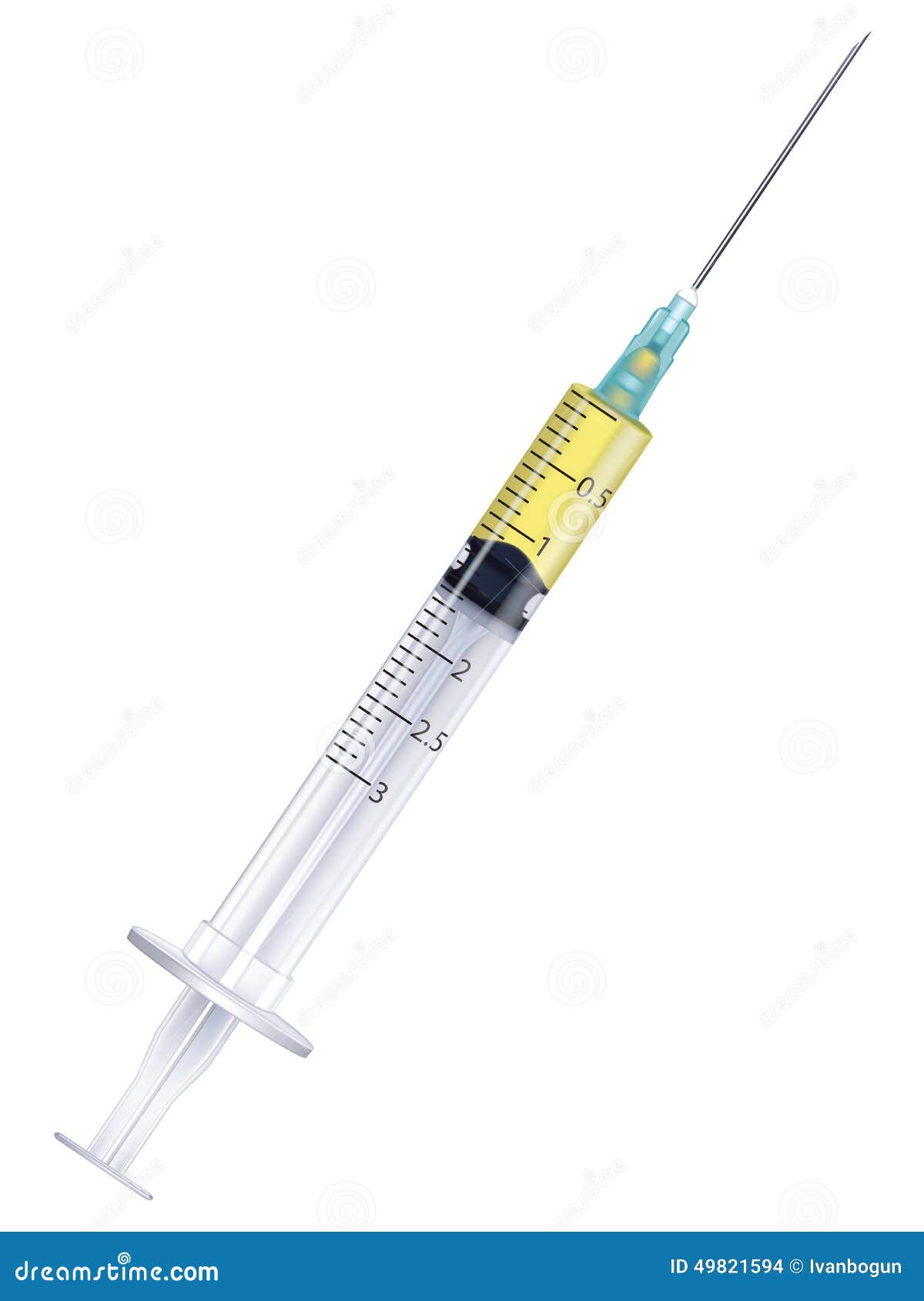 vaccine in a syringe, .