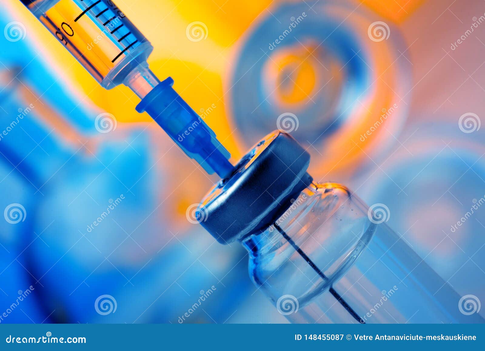 vaccine vial dose flu shot drug needle syringe,medical concept vaccination hypodermic injection