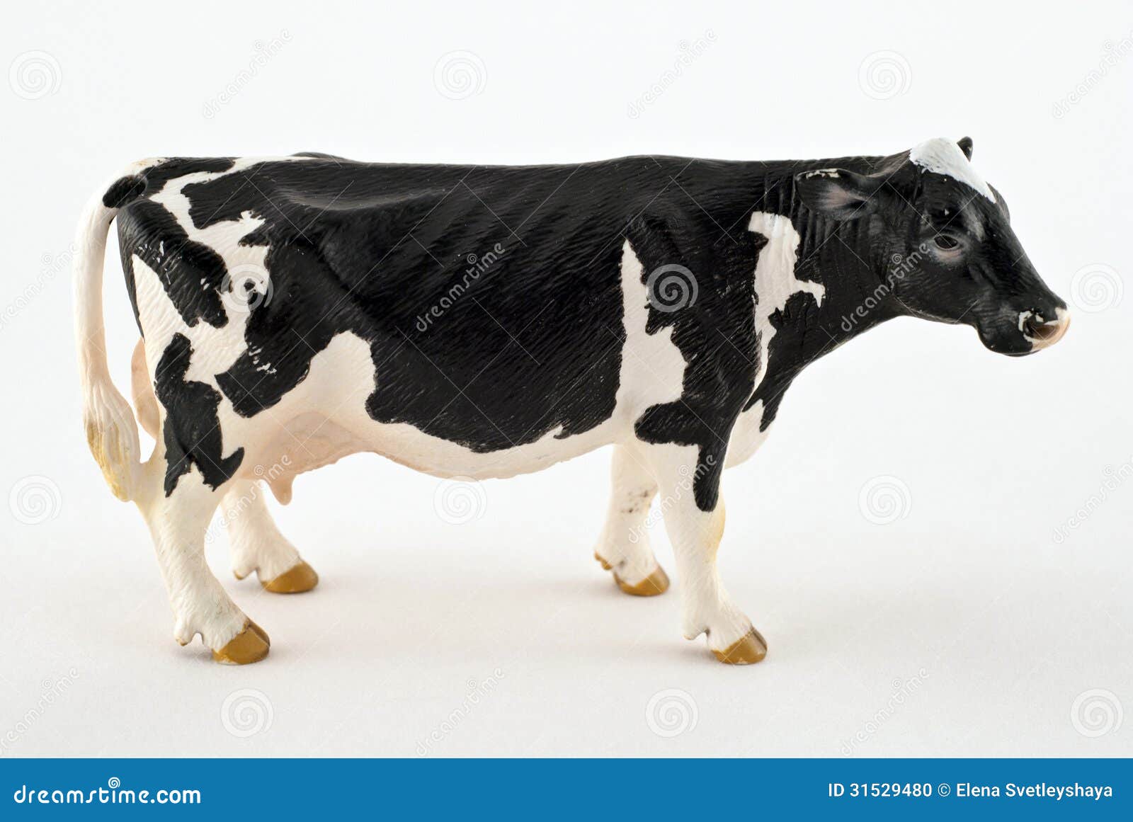 Vache à jouet photo stock. Image du coupure, plastique - 31529480