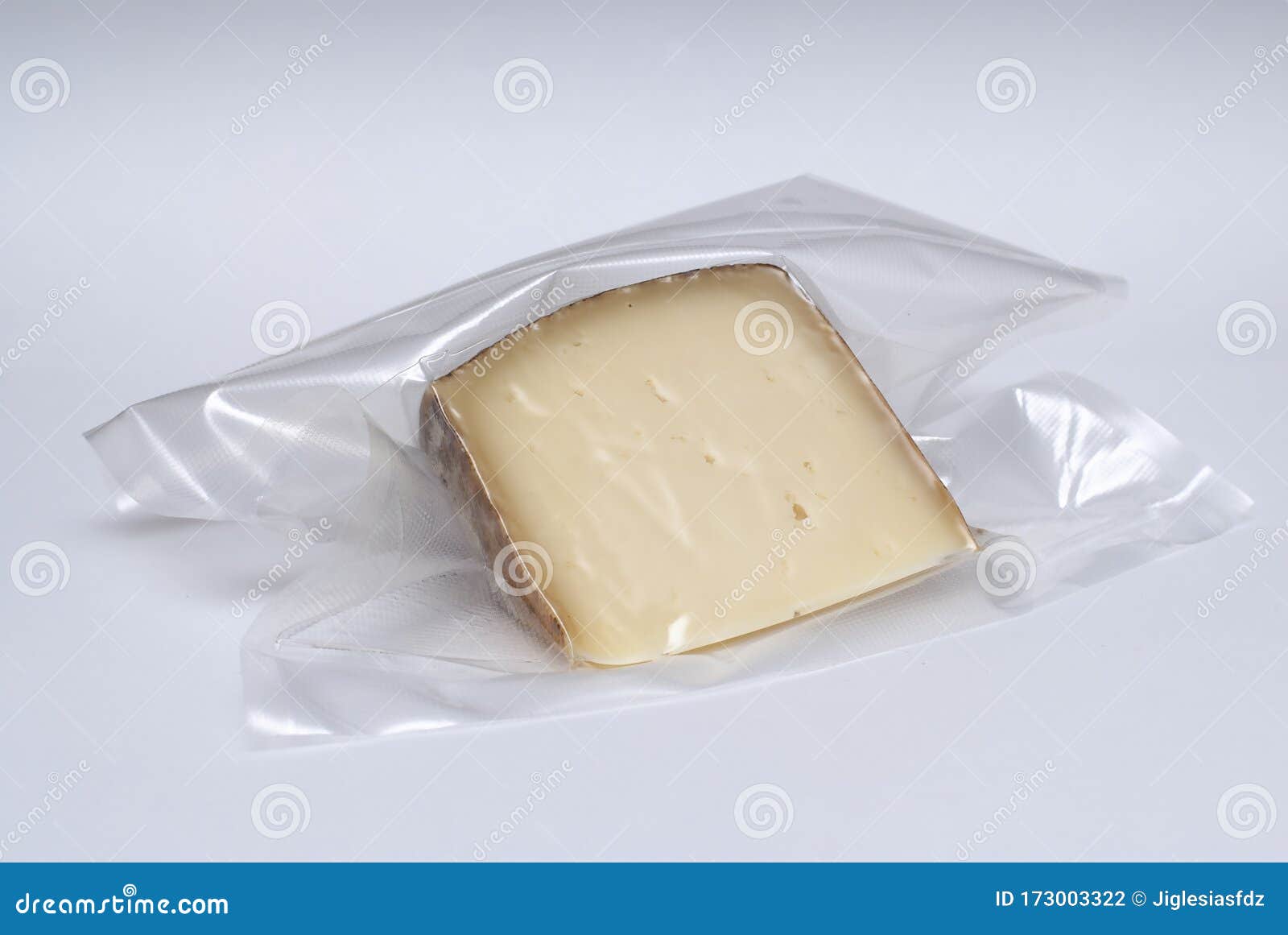 Vacuum Cheese in a White Background Stock Photo Image of meal