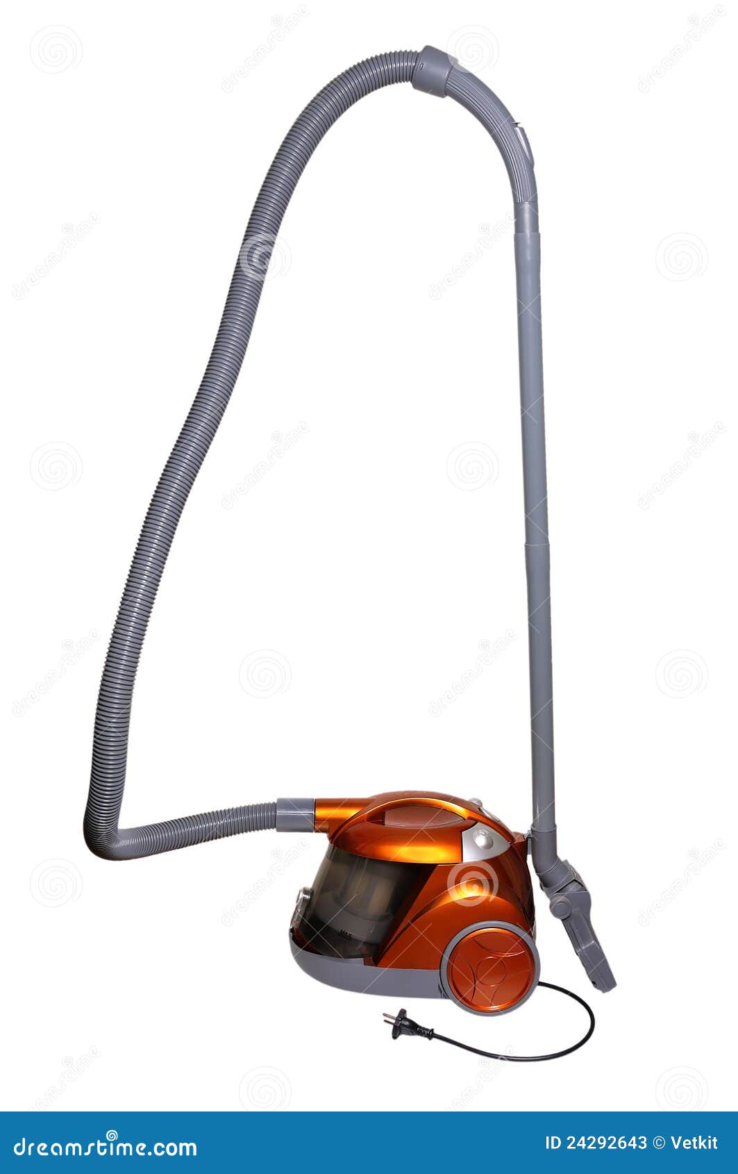Vacuum cleaner stock image. Image of cleaner, orange 24292643