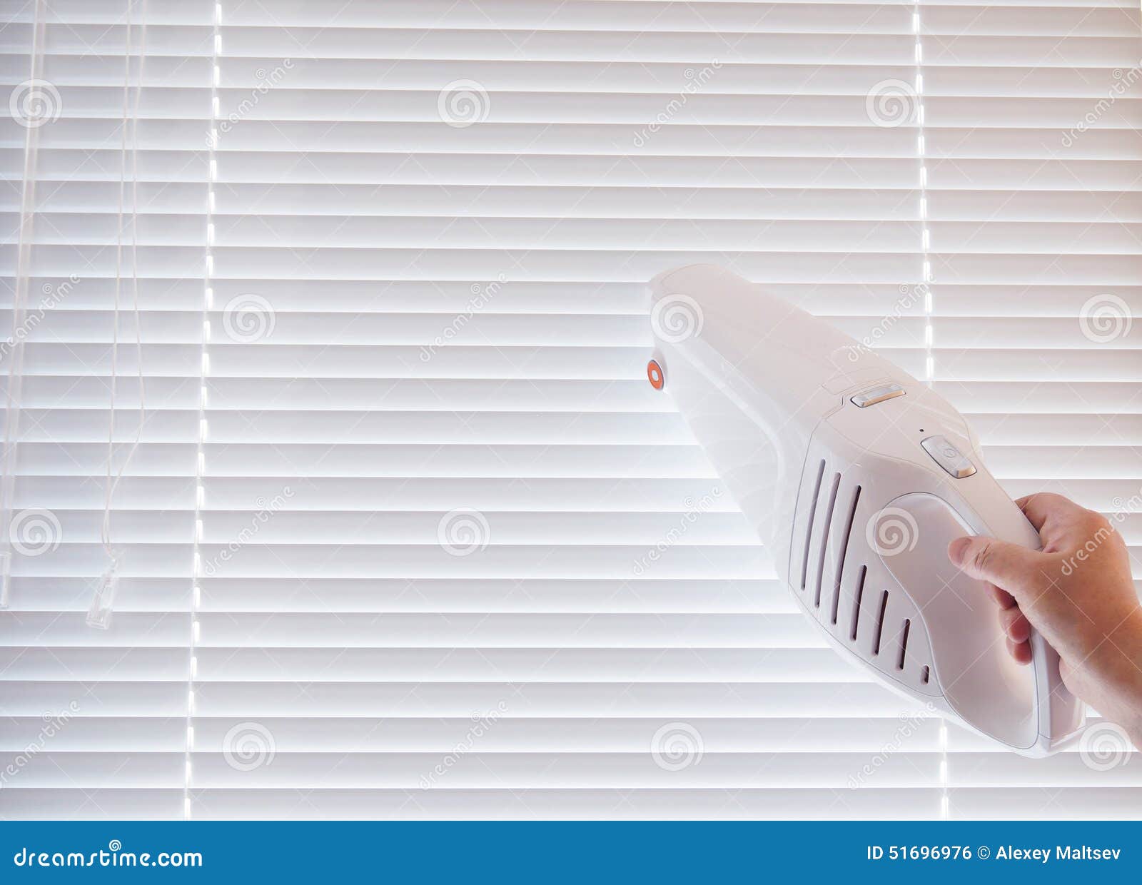 Vacuum Cleaner Cleaning Window Blinds Stock Photo Image of color
