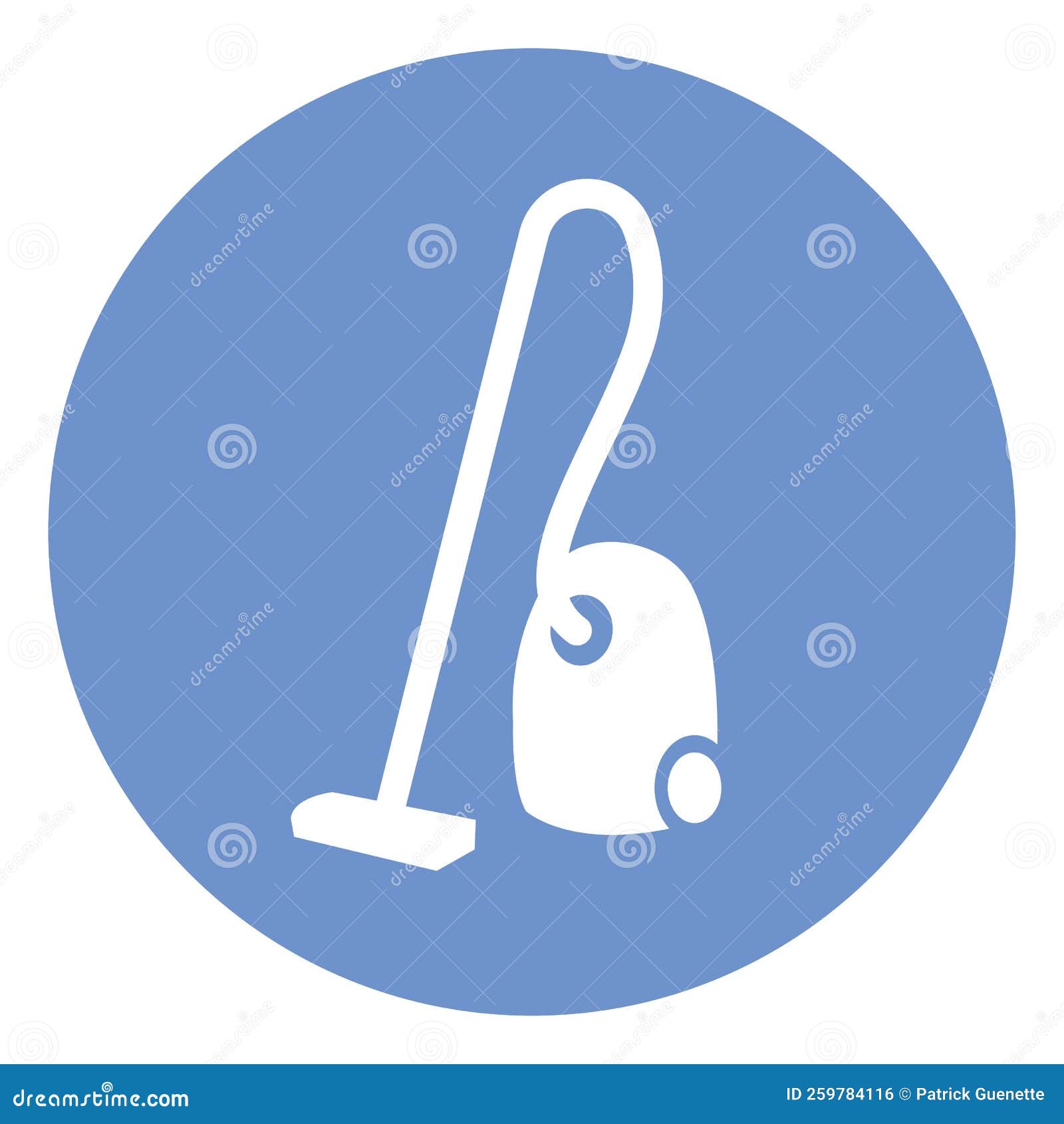Vacuum cleaner, icon stock vector. Illustration of equipment 259784116