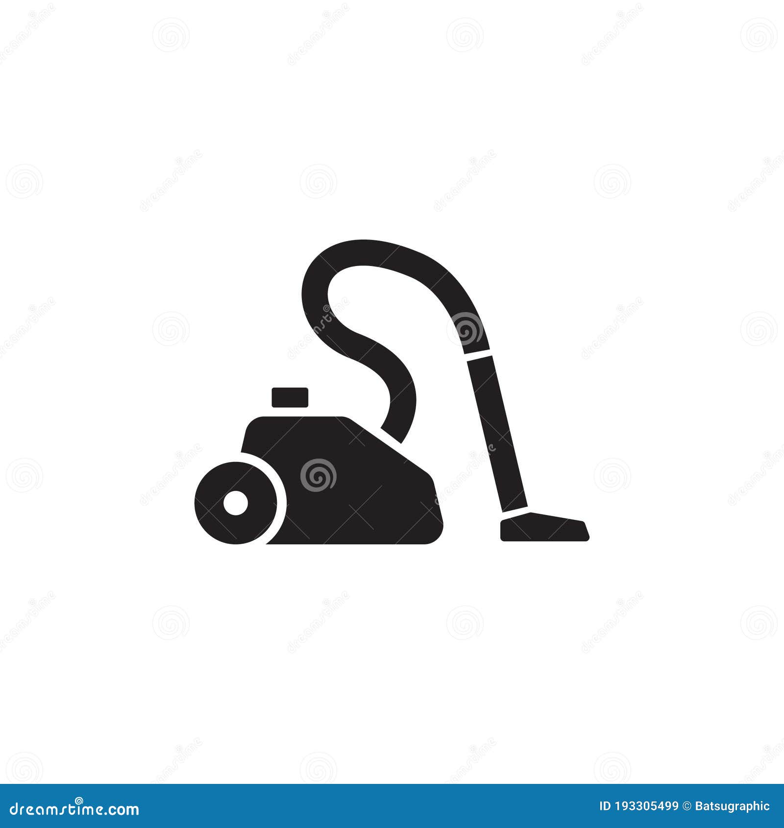 Vacuum Cleaner Vector Icon Logo Design Stock Vector Illustration of