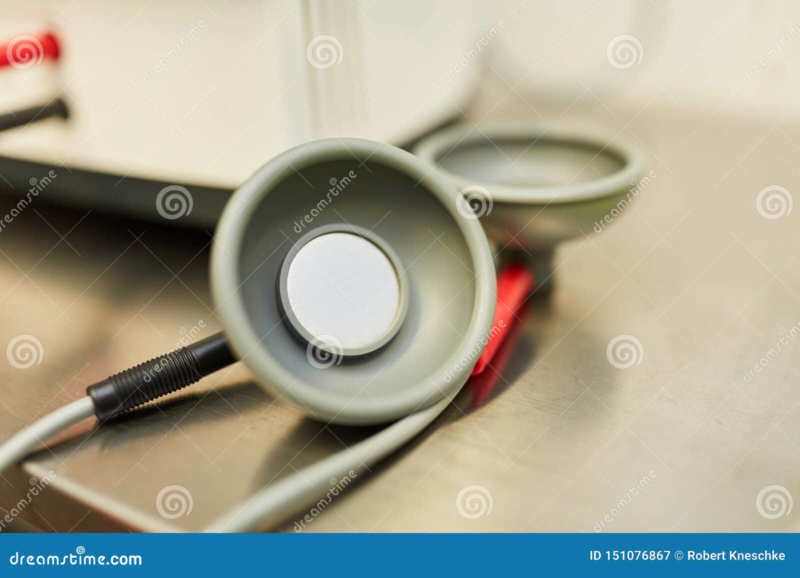 Vacuum Electrodes for Stimulation Current Therapy Stock Image Image