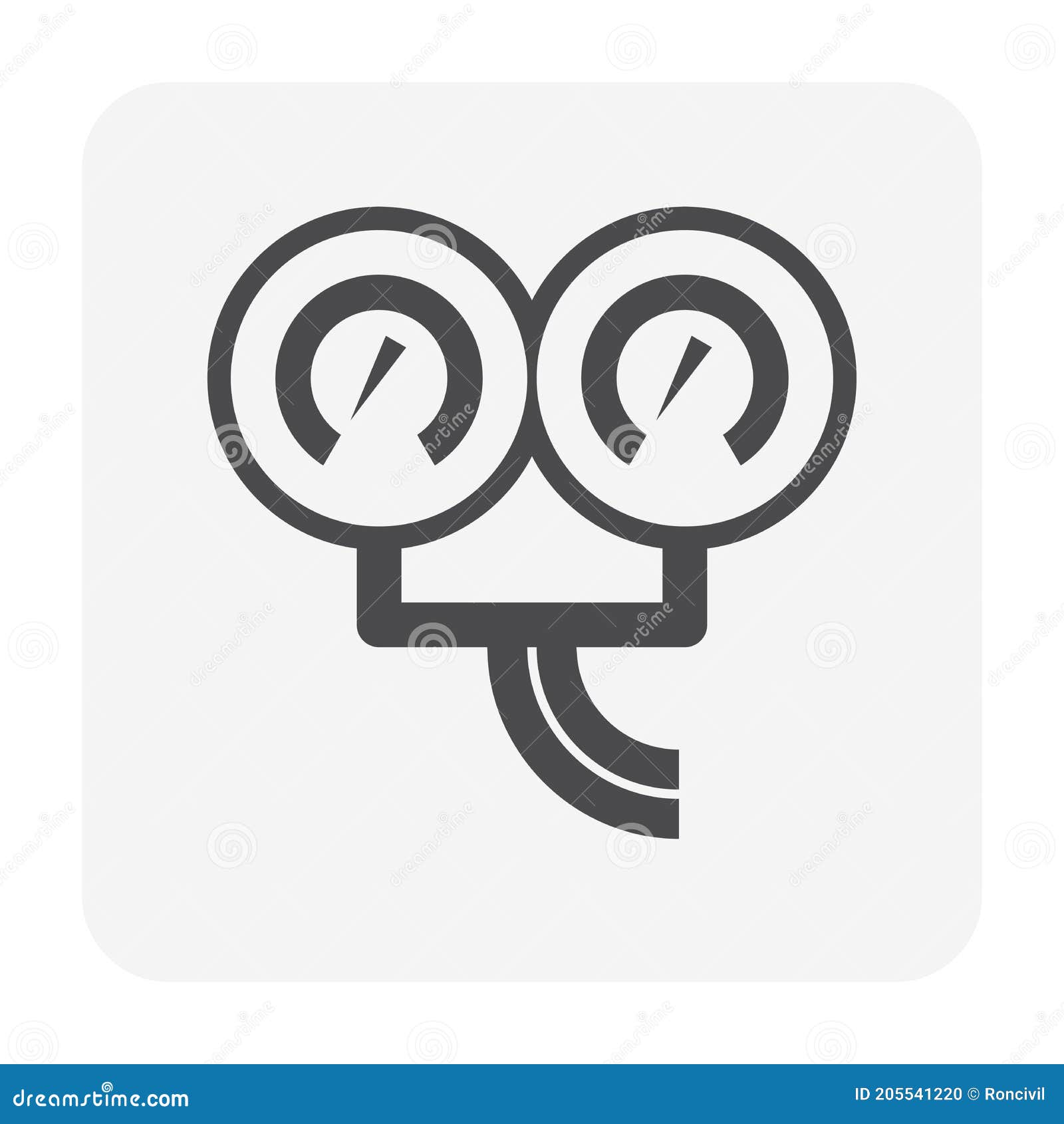 Air Conditioner Installation Tools Vector Icon Design. Stock Vector