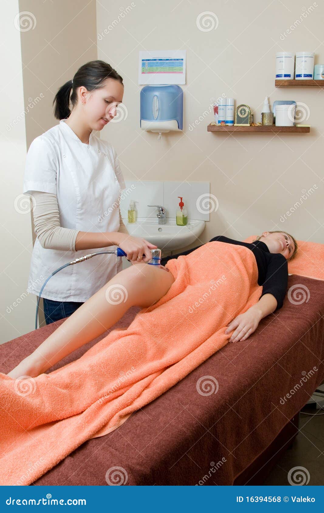 Vacuum lpg massage stock photo. Image of endermologie 16394568