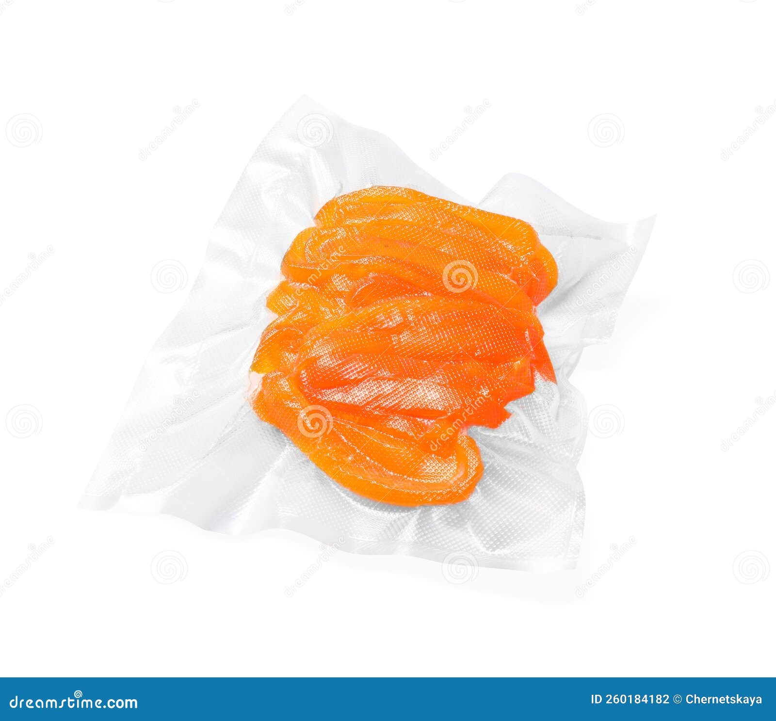 Vacuum Pack of Bell Pepper Isolated on White Stock Photo Image of