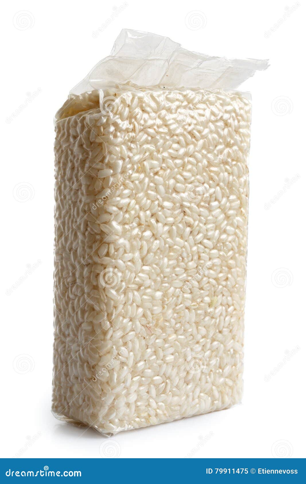 Vacuum Packed Arborio Short Grain White Rice. Stock Image Image of