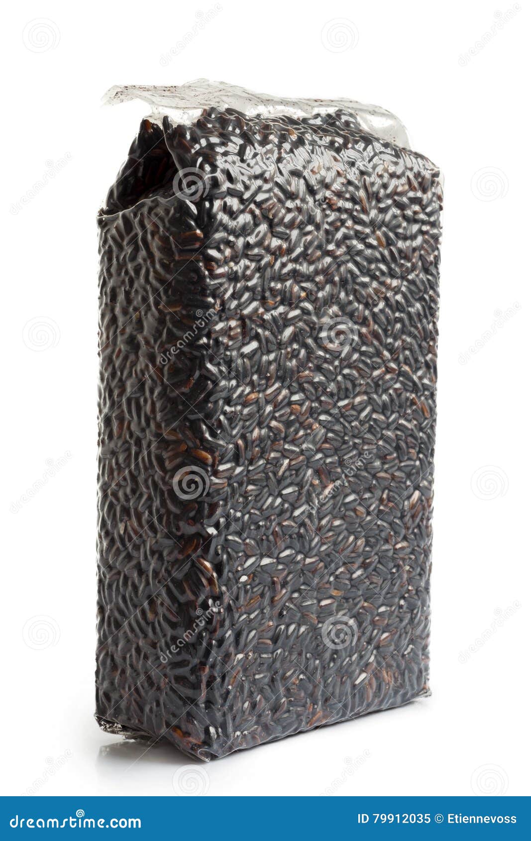 Vacuum Packed Nerone Black Long Grain Rice. Stock Image Image of rice