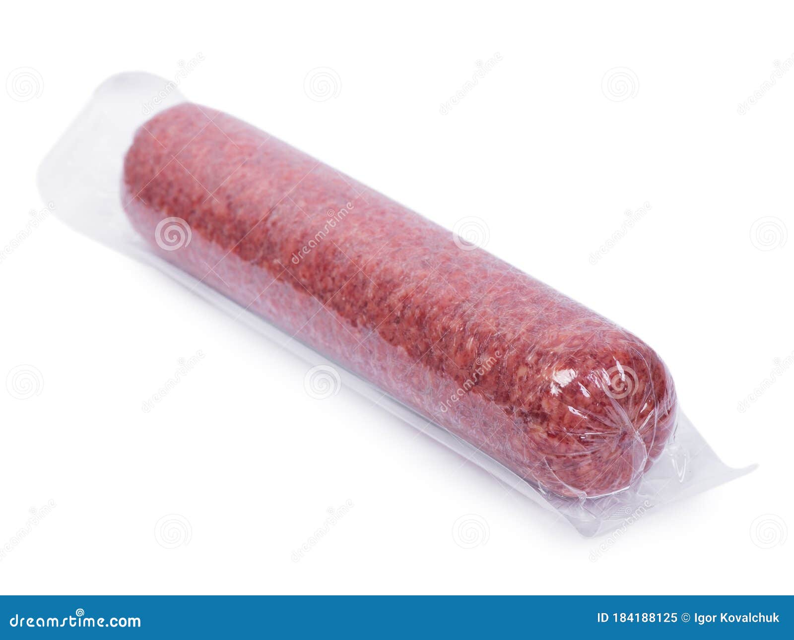 Vacuum Packed Salami Sausage Stock Image Image of brown, delicatessen