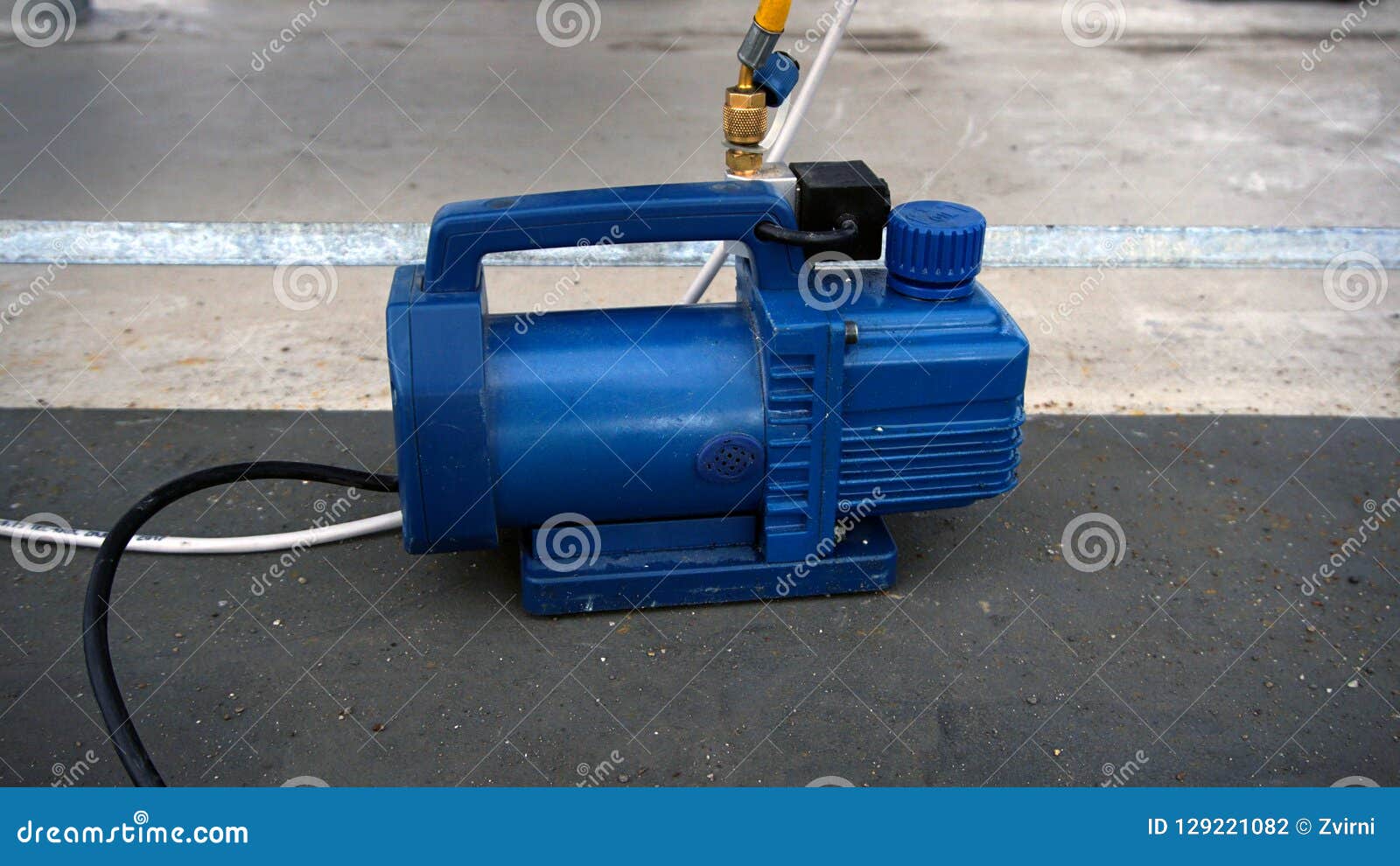 Vacuum pump stock photo. Image of background, isolated 129221082