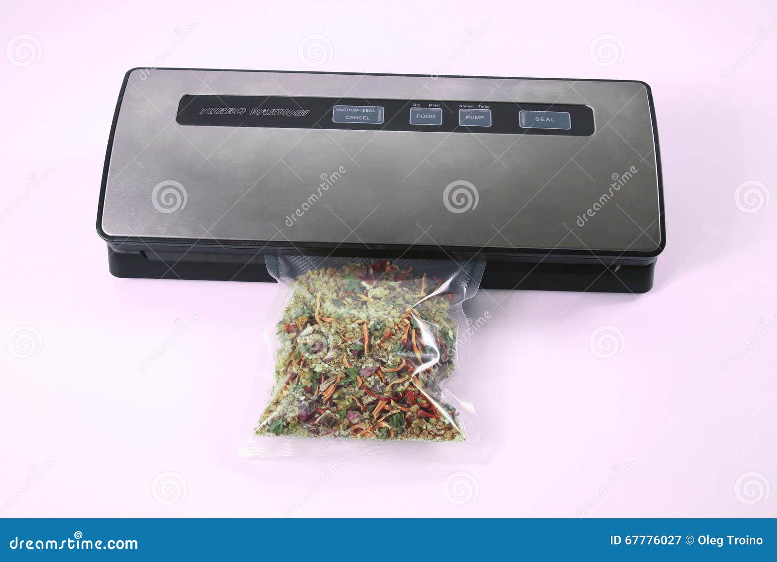 Vacuum Sealer for Dry Foods Stock Image Image of close, front 67776027