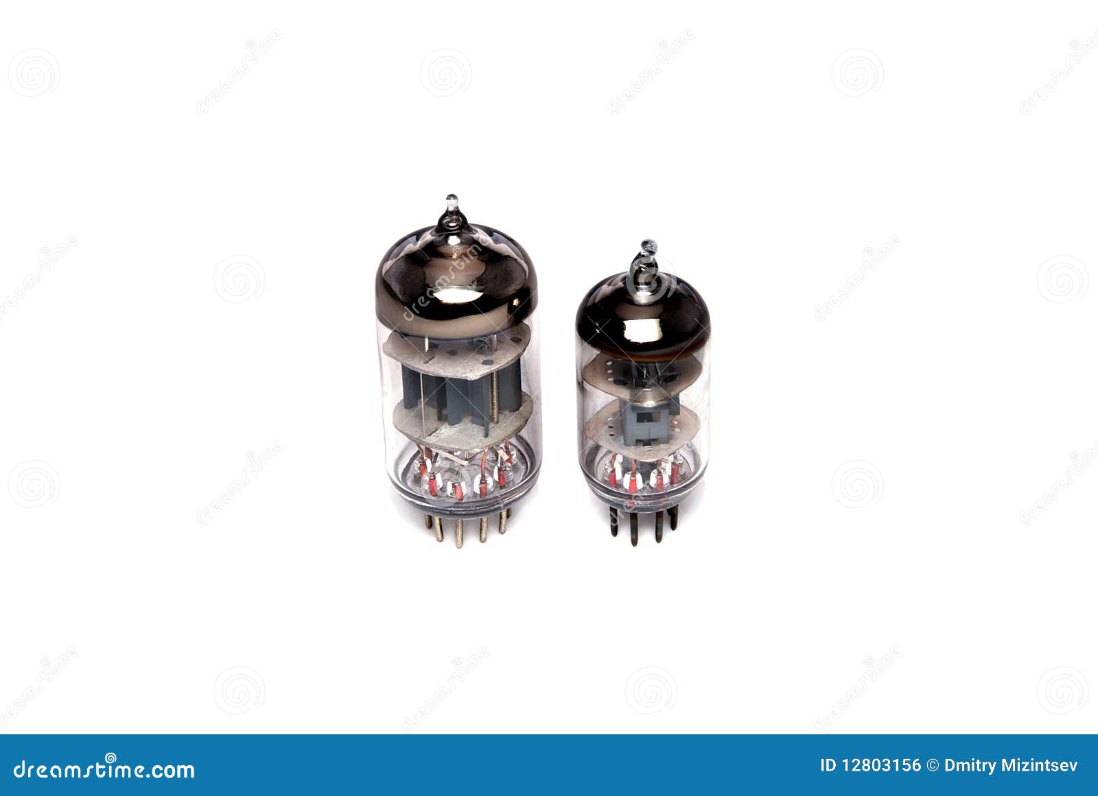 Vacuum tubes stock photo. Image of amplifier, component 12803156