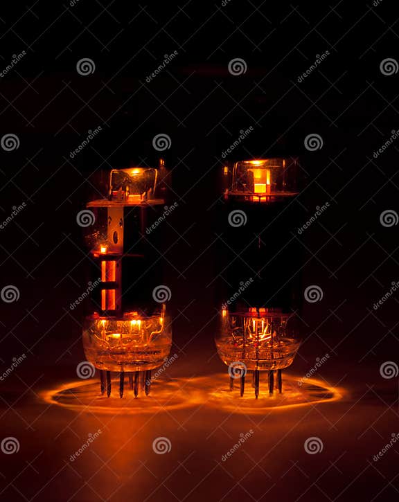 Vacuum tubes stock photo. Image of equipment, power, burning 22301998
