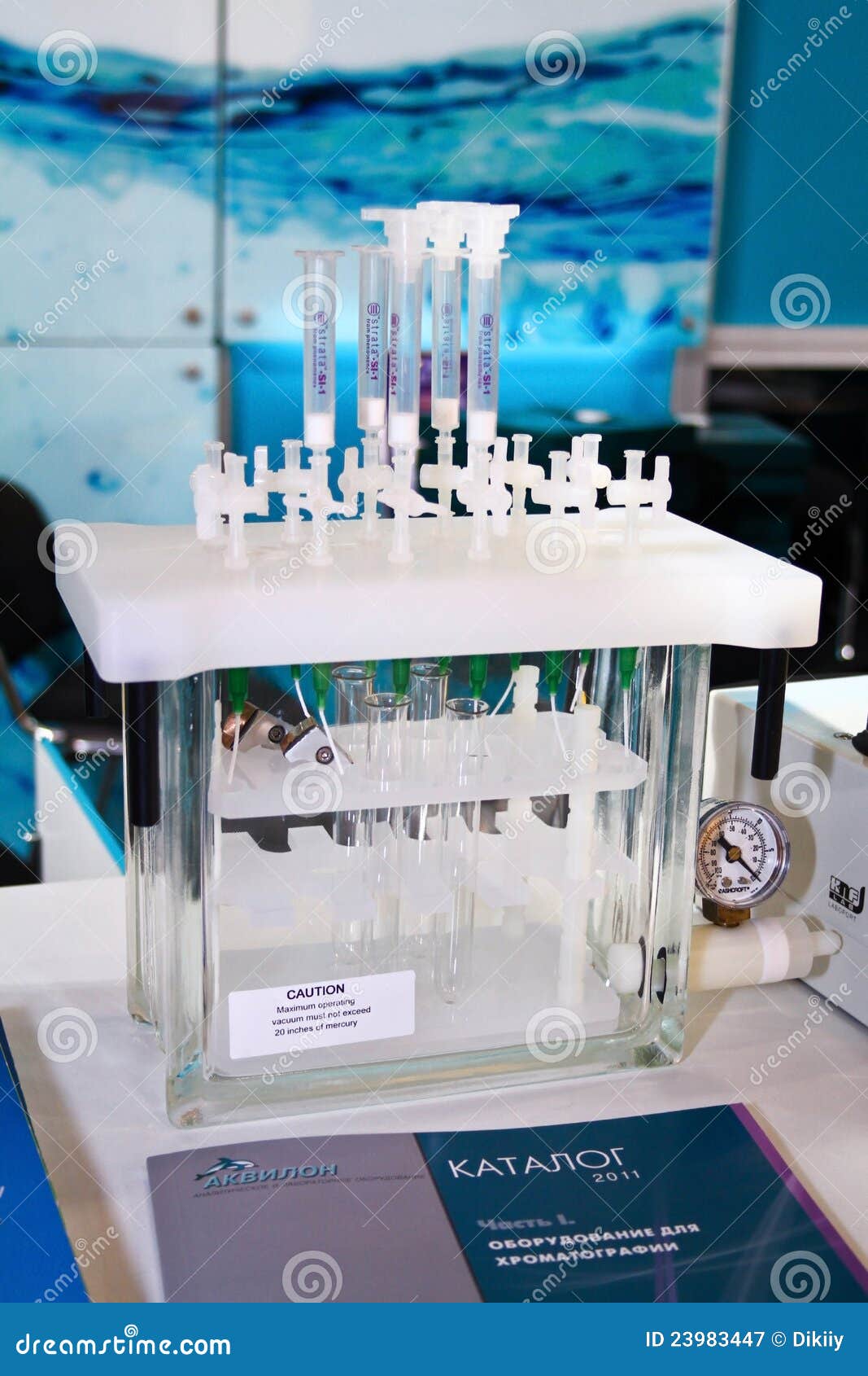 Vacuum Unit for Solid Phase Extraction Editorial Photography Image of