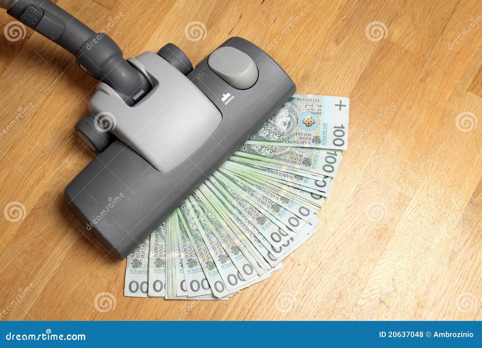 Vacuuming Money Royalty Free Stock Photos Image 20637048