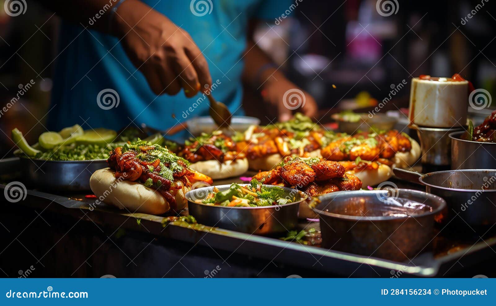 Vada Pav Indian Street Food Stock Photography | CartoonDealer.com