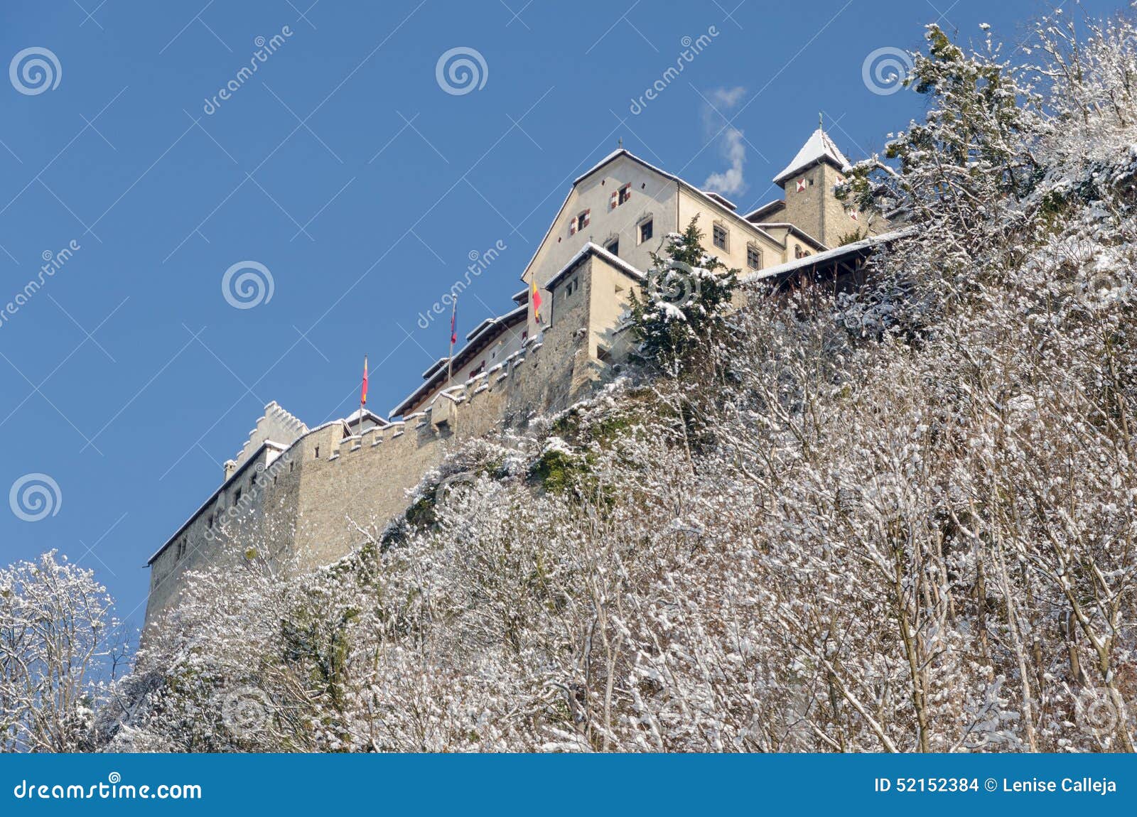 Vaduz Castle in Lichtenstein Stock Photo Image of alps, european