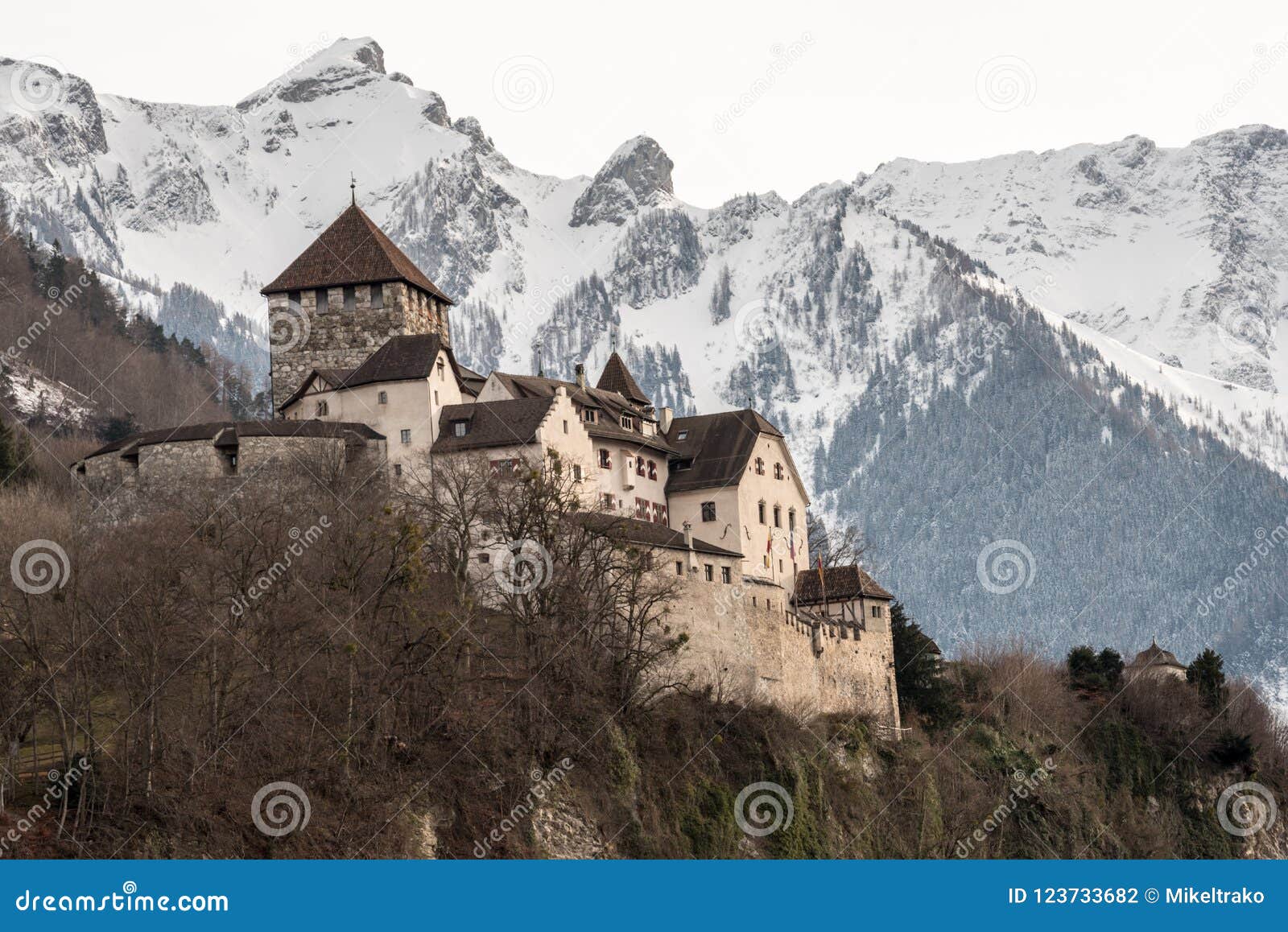 Vaduz Castle, Liechtenstein Stock Photo Image of tourism, monument