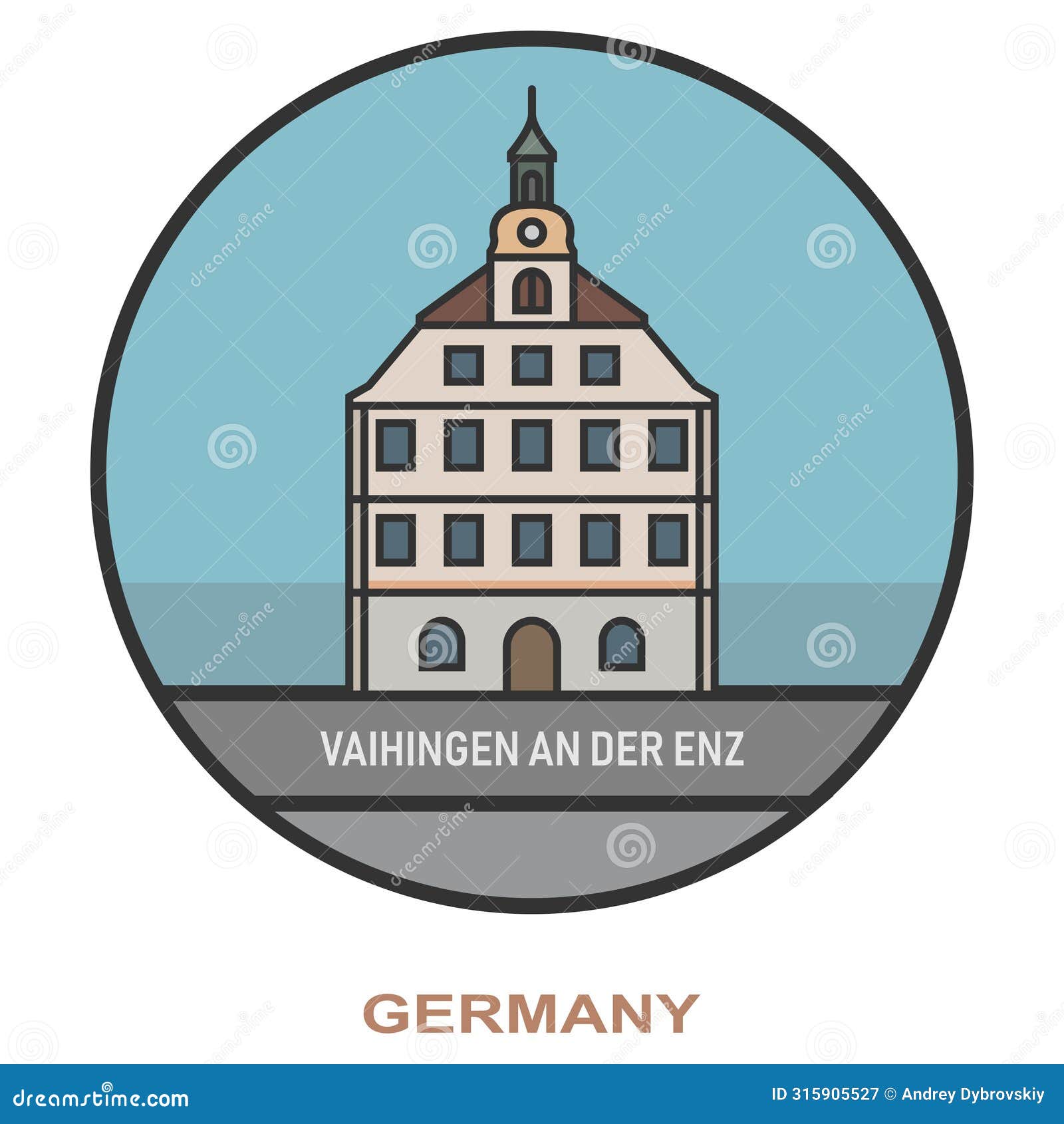 vaihingen an der enz. cities and towns in germany