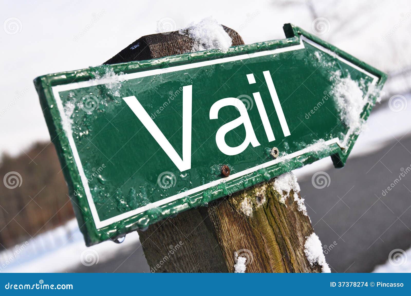 vail road sign
