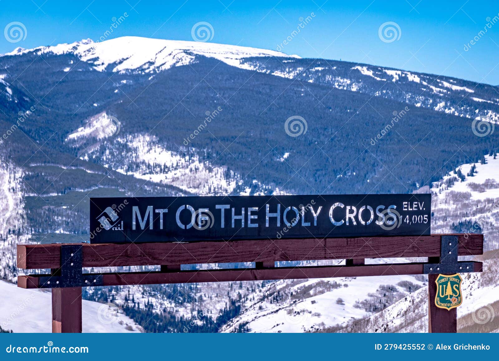 Vail Ski Resort Town and Ski Mountain in Colorado Editorial Photography