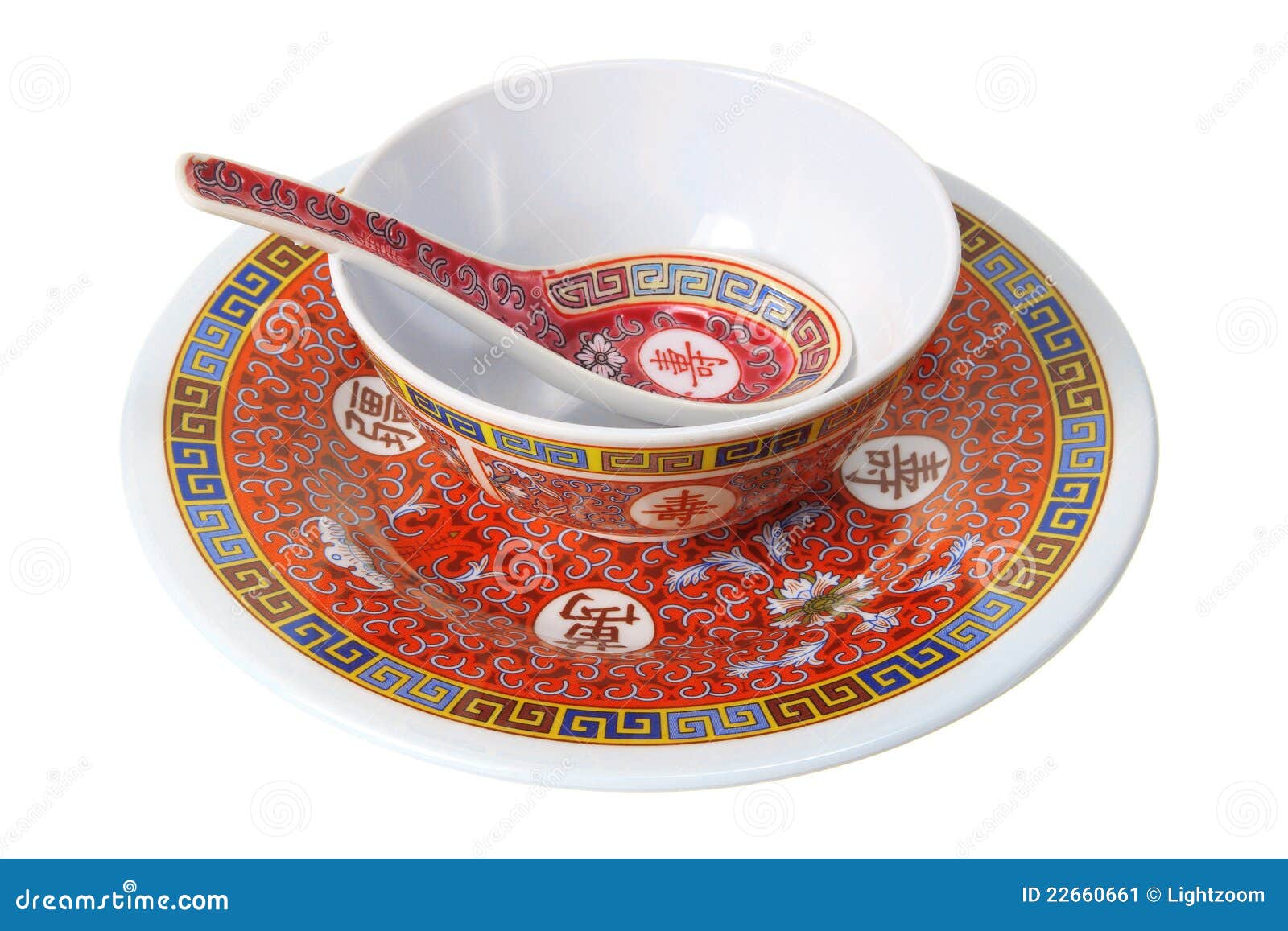 Vaisselle chinoise image stock. Image du durée, cuillère - 22660661