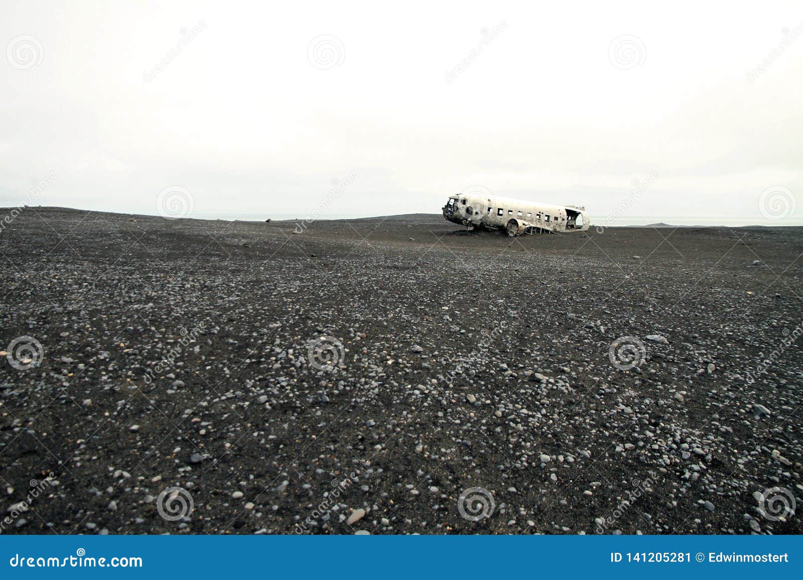 Solheimasandur Plane Wreck, Iceland Stock Image Image of abandoned