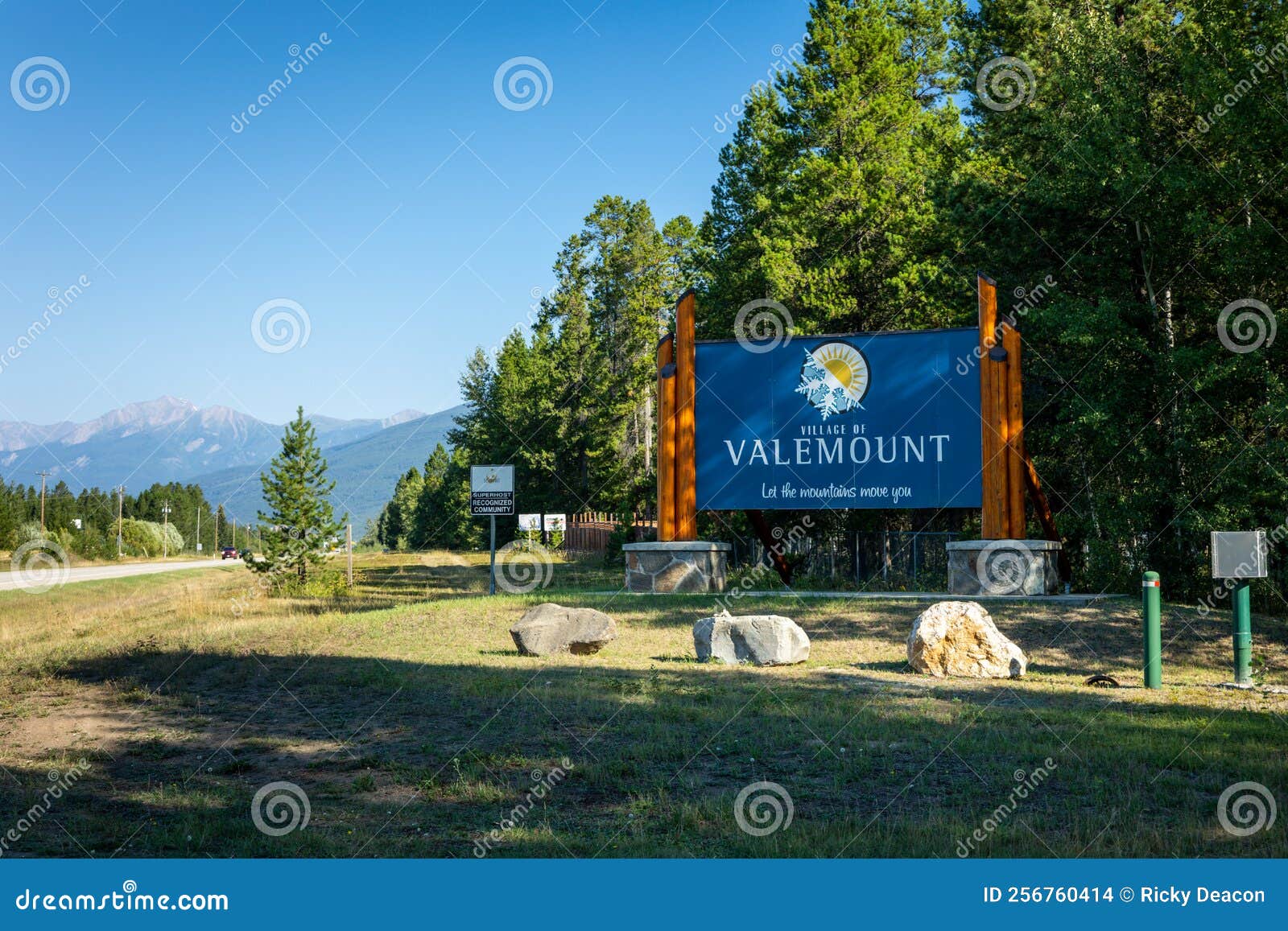 Valemount, Canada - Circa 2022 : Village of Valemount Sign Editorial ...