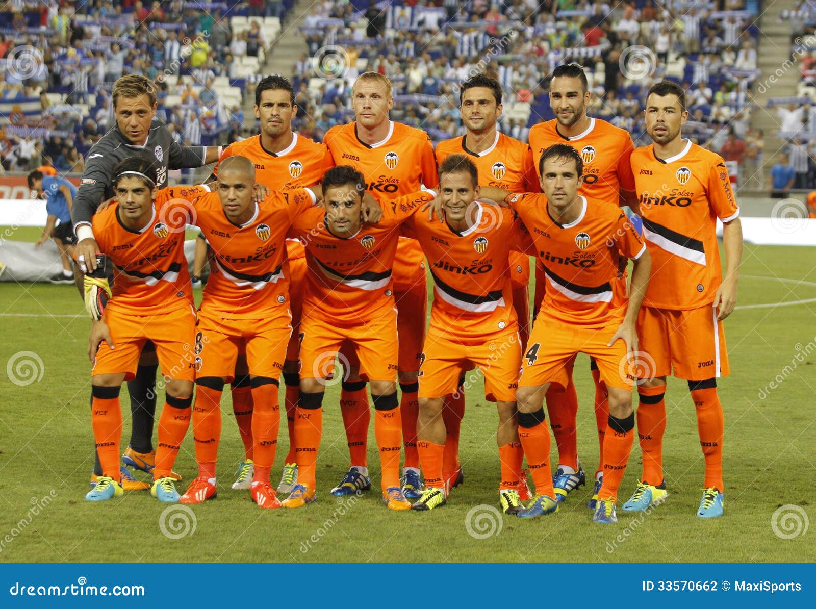 Valencia CF Team Editorial Photography - Image: 33570662