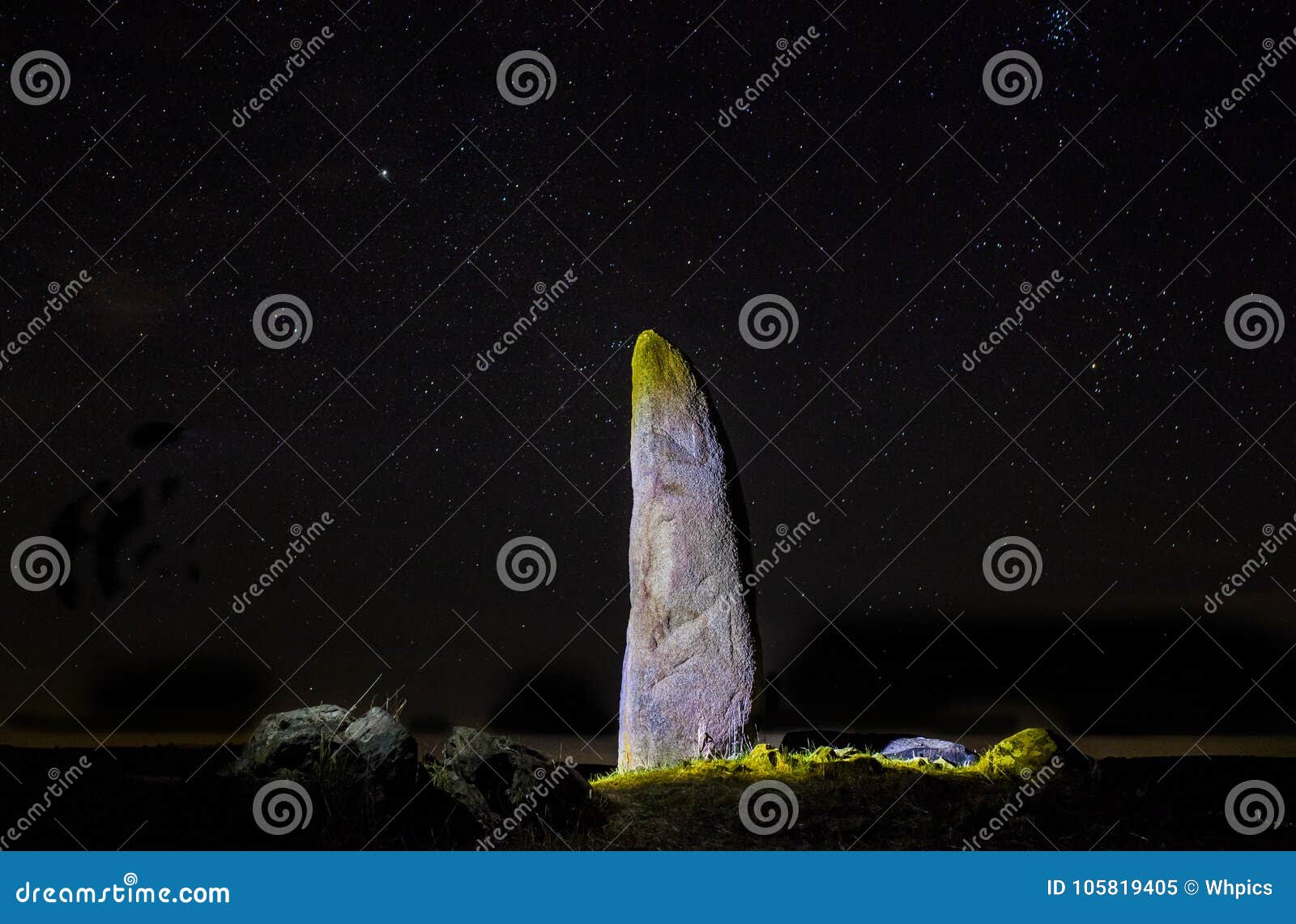 valencia del ventoso menhir del rabano or radish menhir