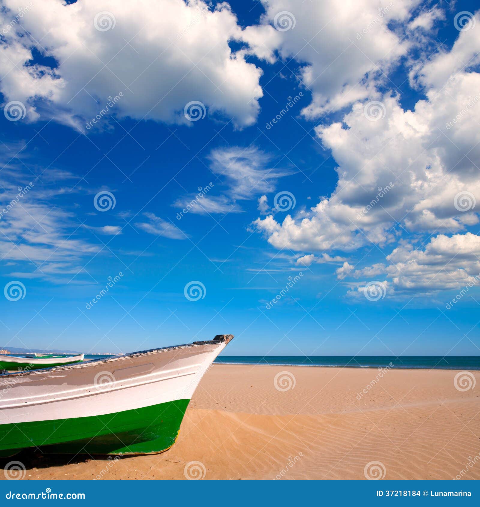 valencia malvarrosa patacona beach mediterranean sea