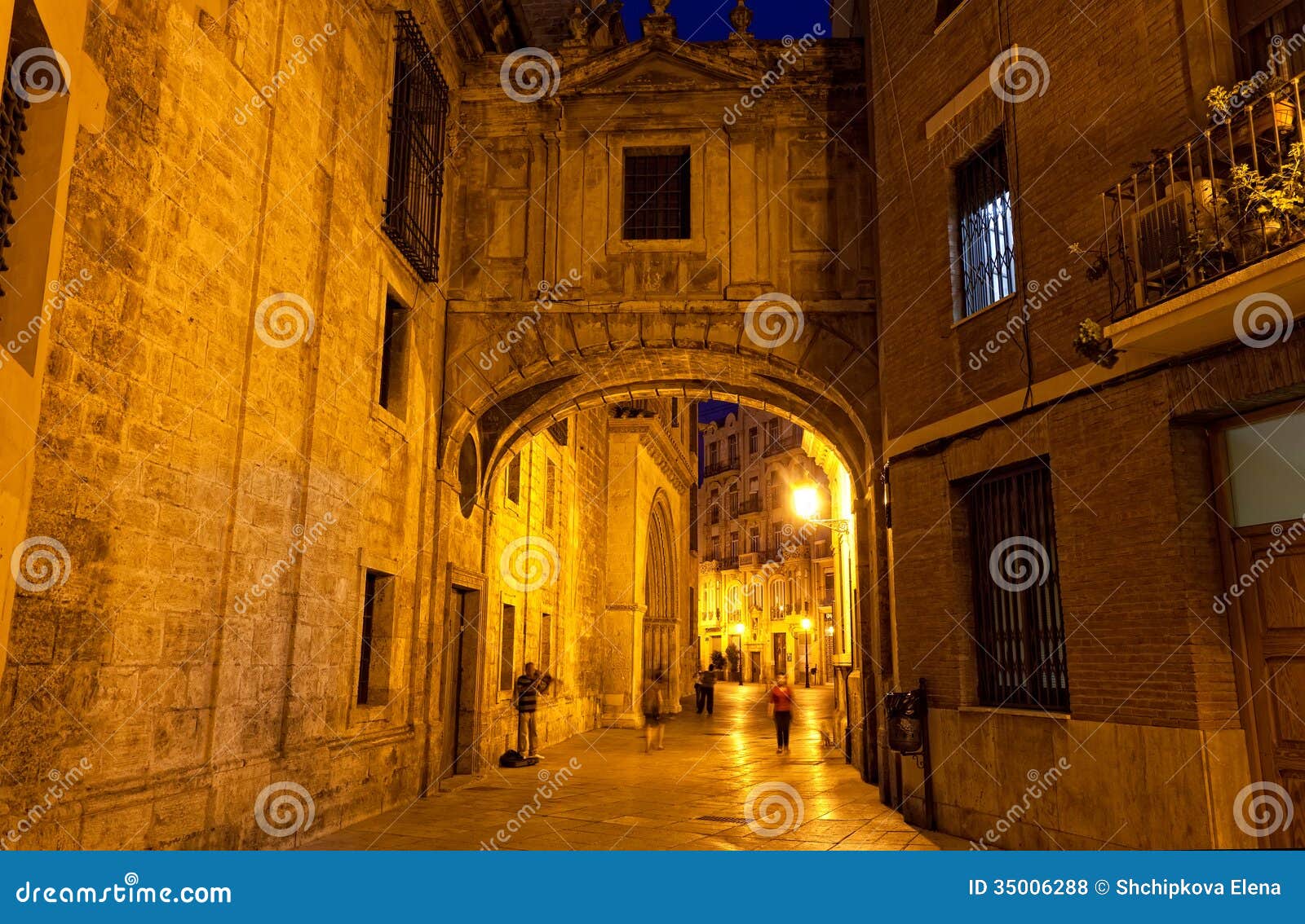 valencia spain night time donkey right valencia spain night time donkey right