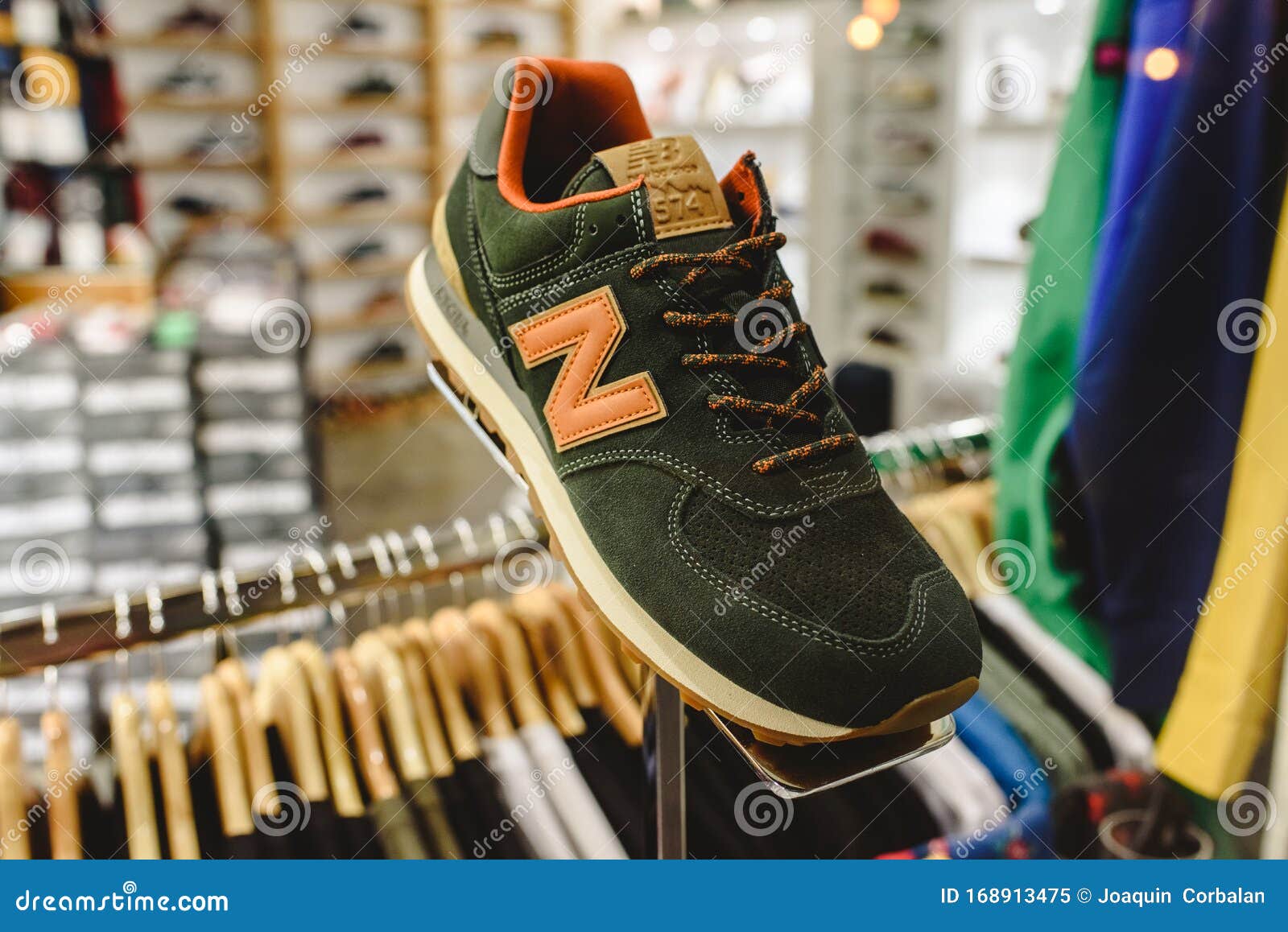 Valencia, Spain - January 2, 2019: New Balance Sneakers Shown in the Shop  Window of a Sports and Clothing Store on Avenida Colon Editorial Image -  Image of healthy, active: 168913475