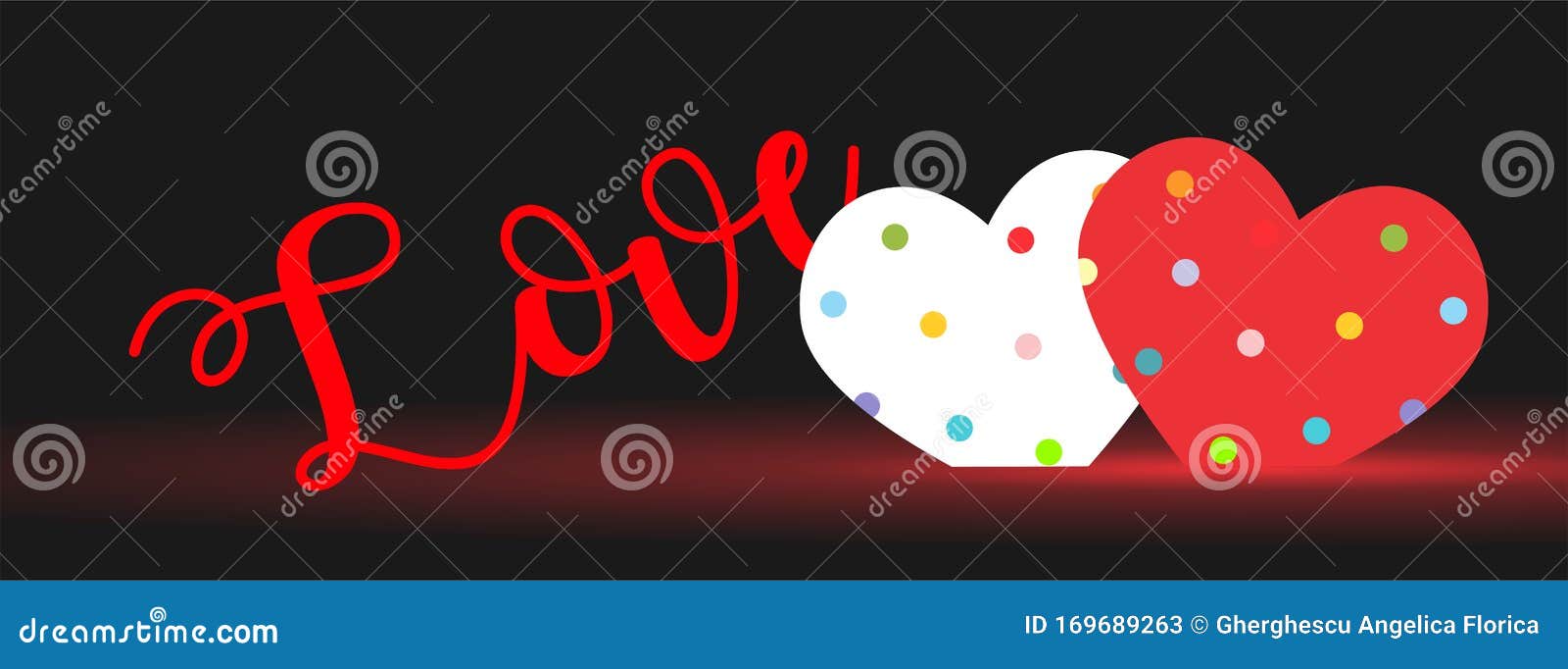 Valentine Banners with Hearts - Facebook Cover, Vector Stock Illustration -  Illustration of drops, glittering: 169689263