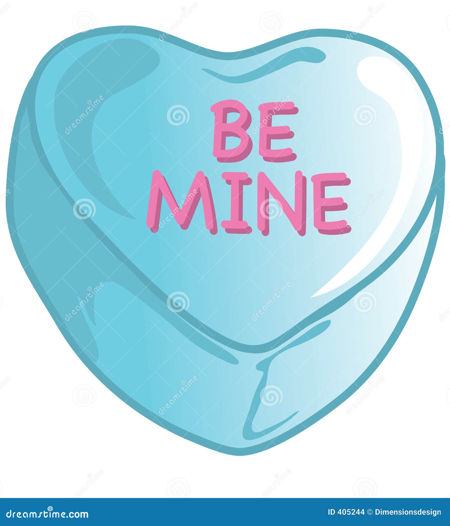 Valentine candies blue stock vector. Illustration of occasion 405244